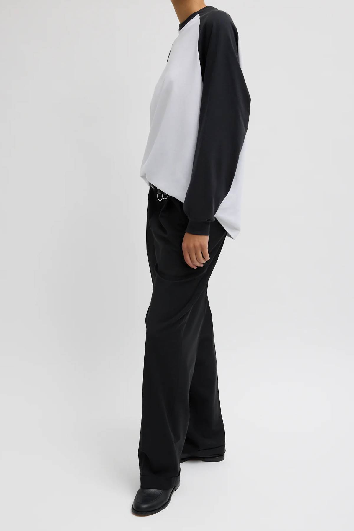 Tibi Perfect Sculpted Baseball T-Shirt