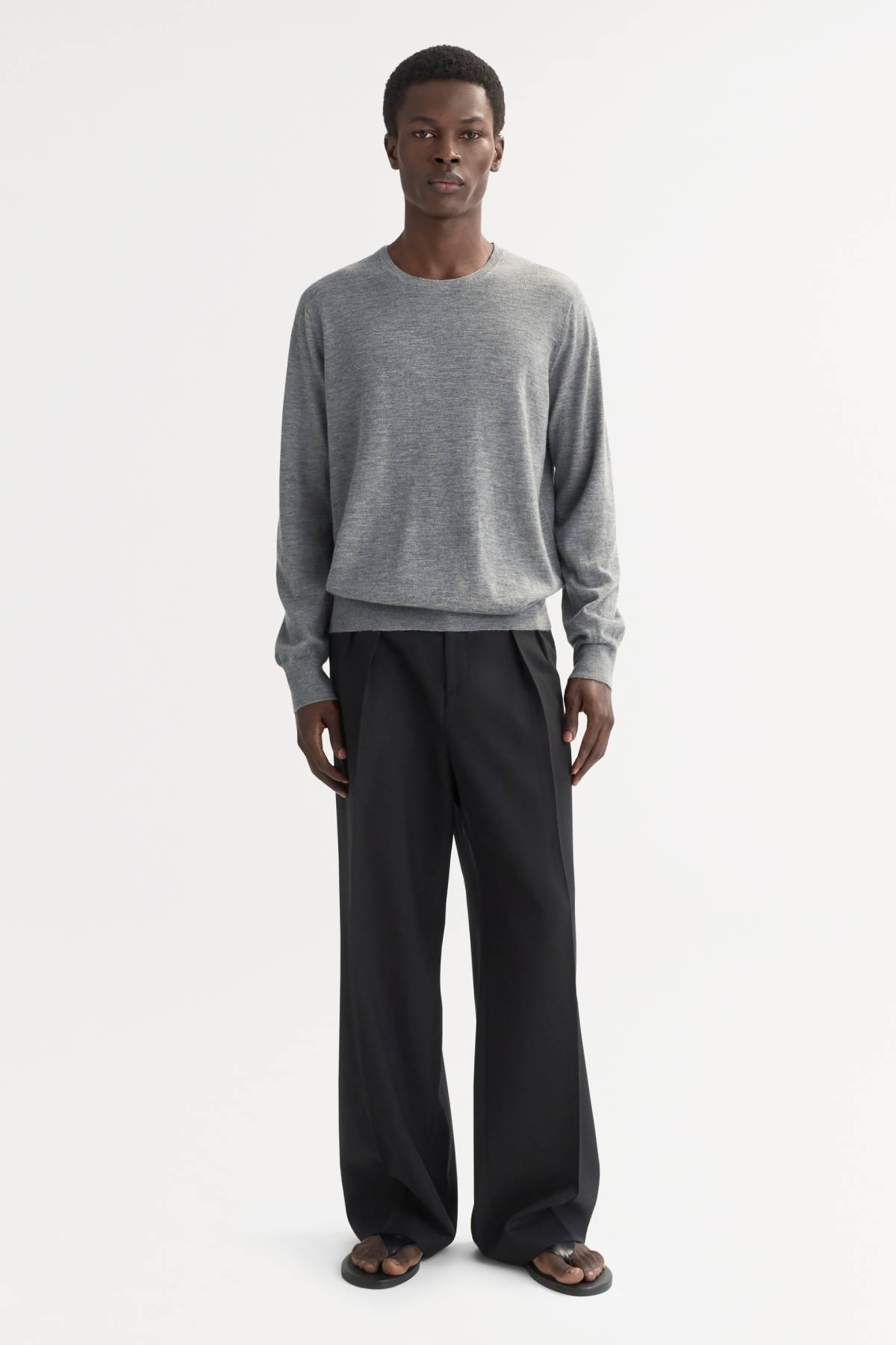 Soft Goat Men's Featherlight Crewneck Sweater