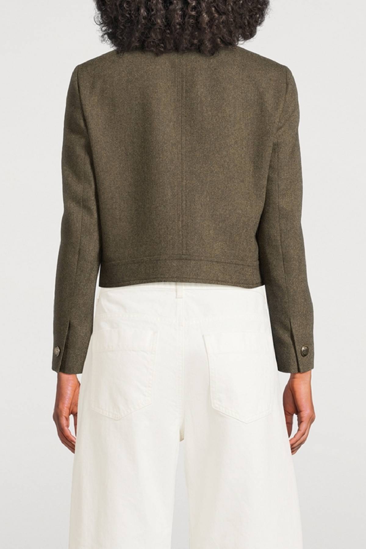 Nili Lotan Hadley Cropped Jacket