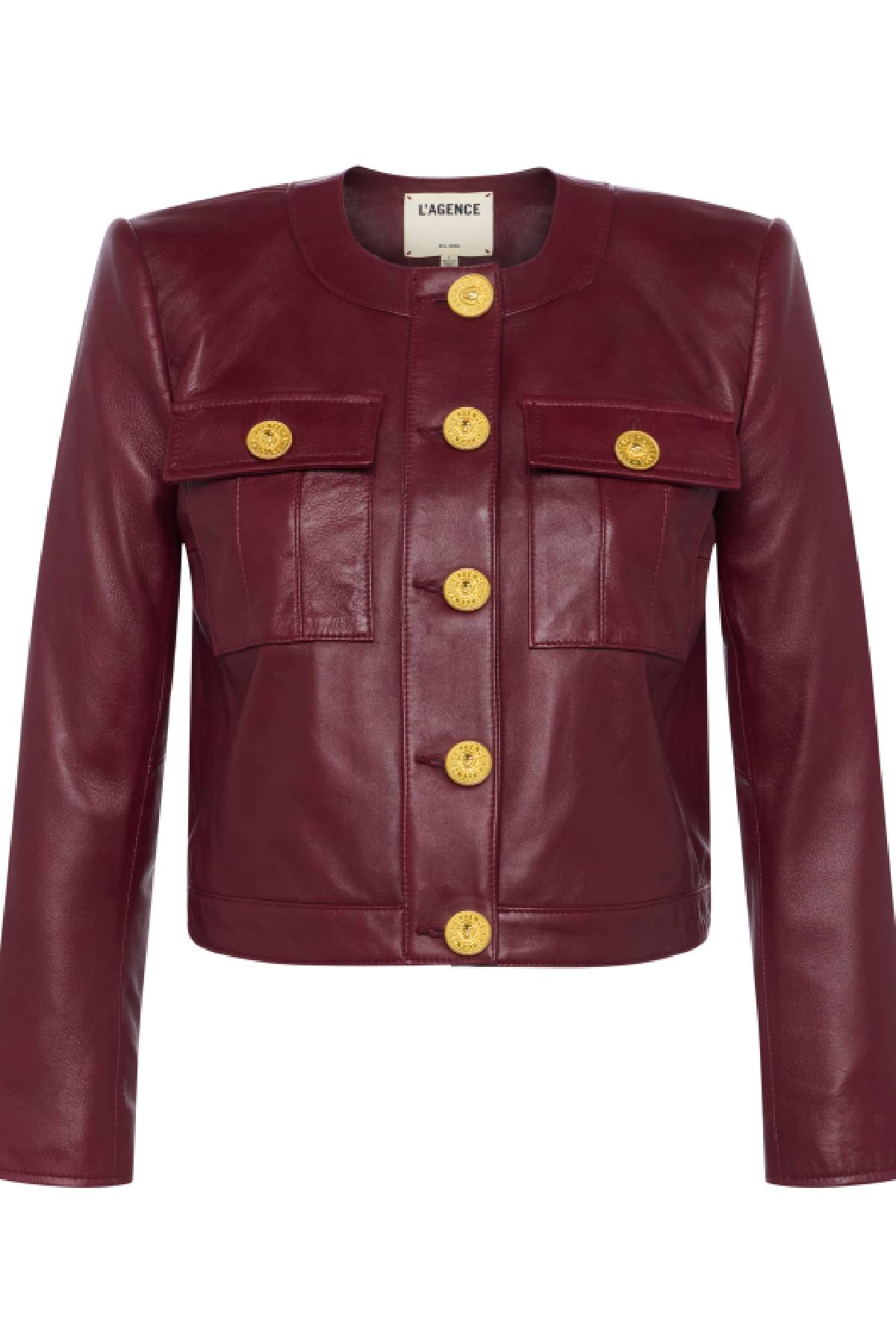 Chaqueta sin cuello L'Agence Deidra