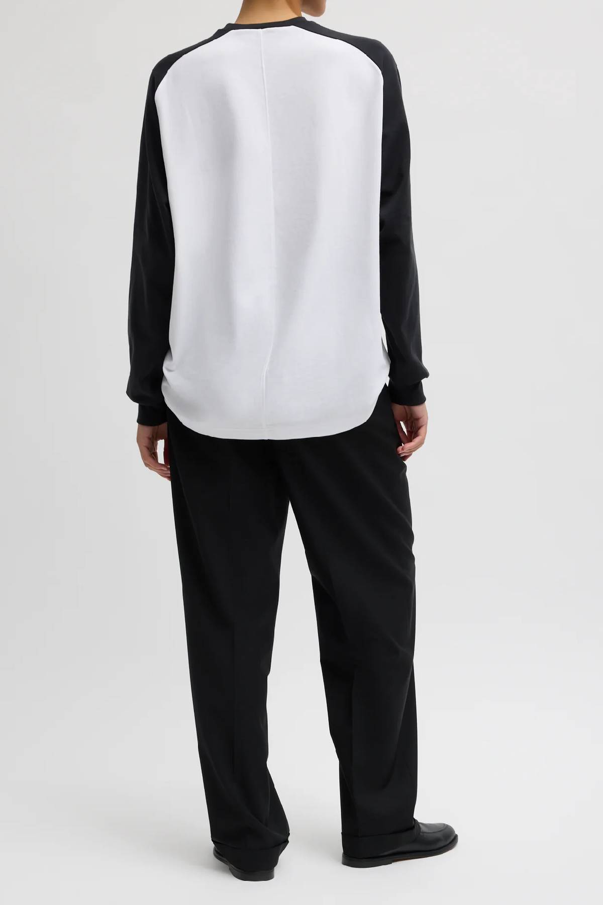 Tibi Perfect Sculpted Baseball T-Shirt