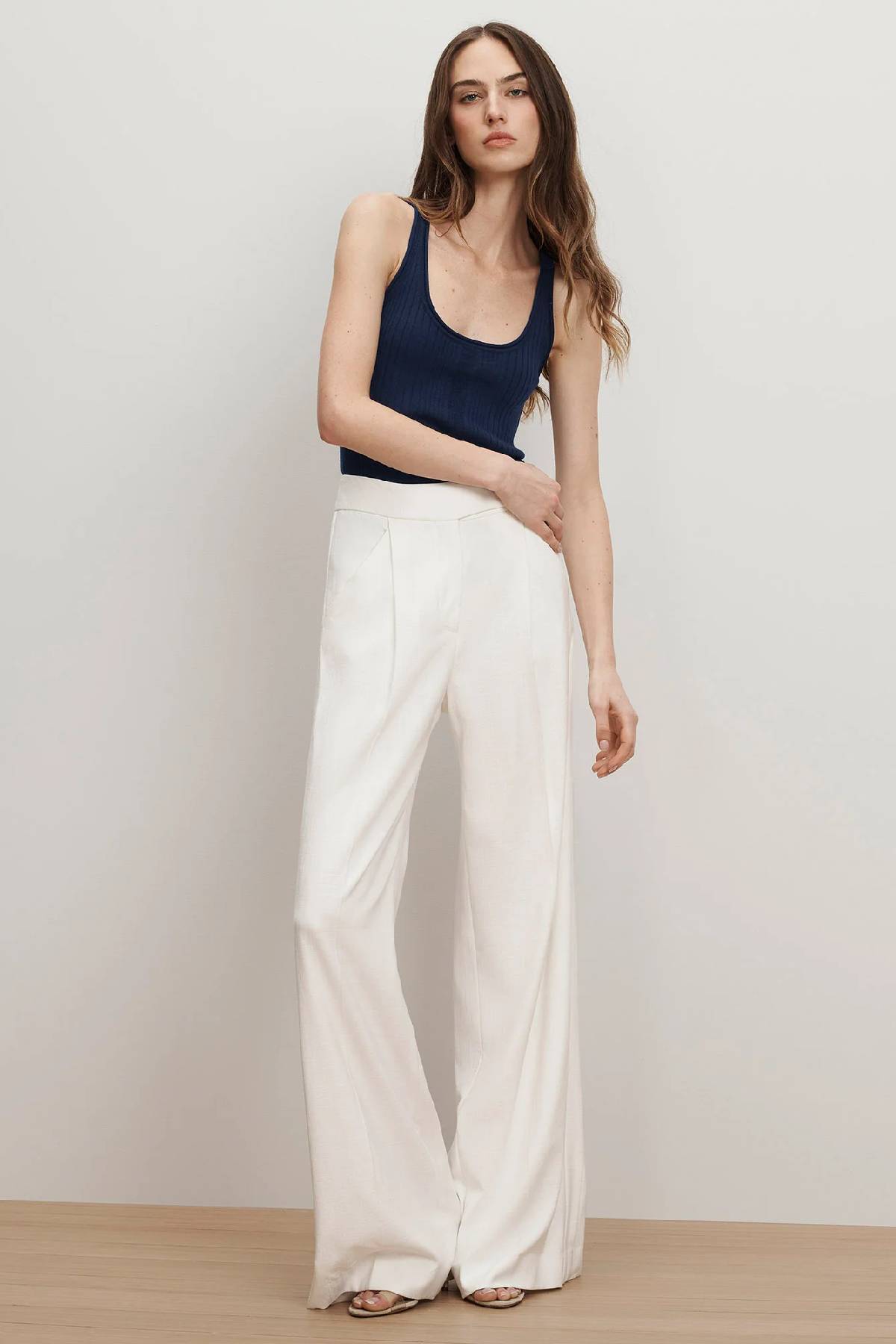 Veronica Beard Birke Merino Wool Tank Top