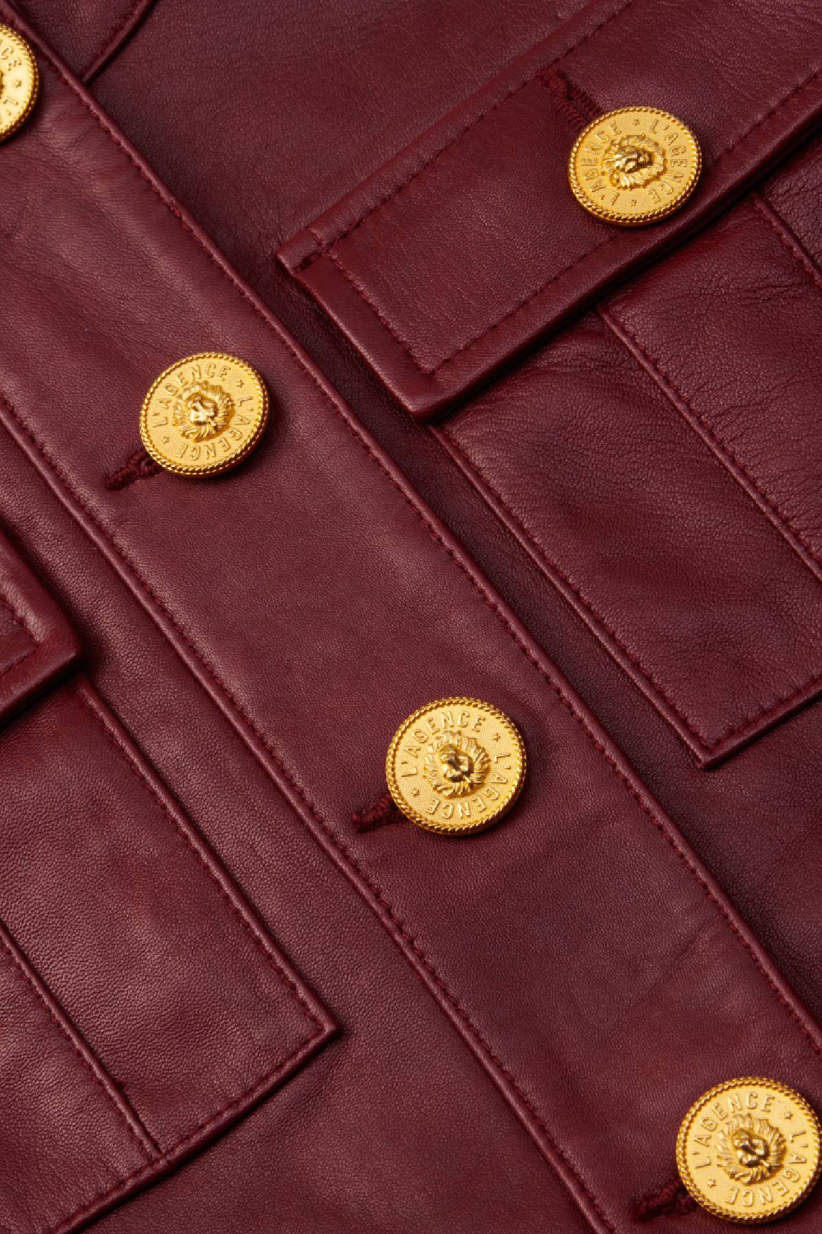 Chaqueta sin cuello L'Agence Deidra