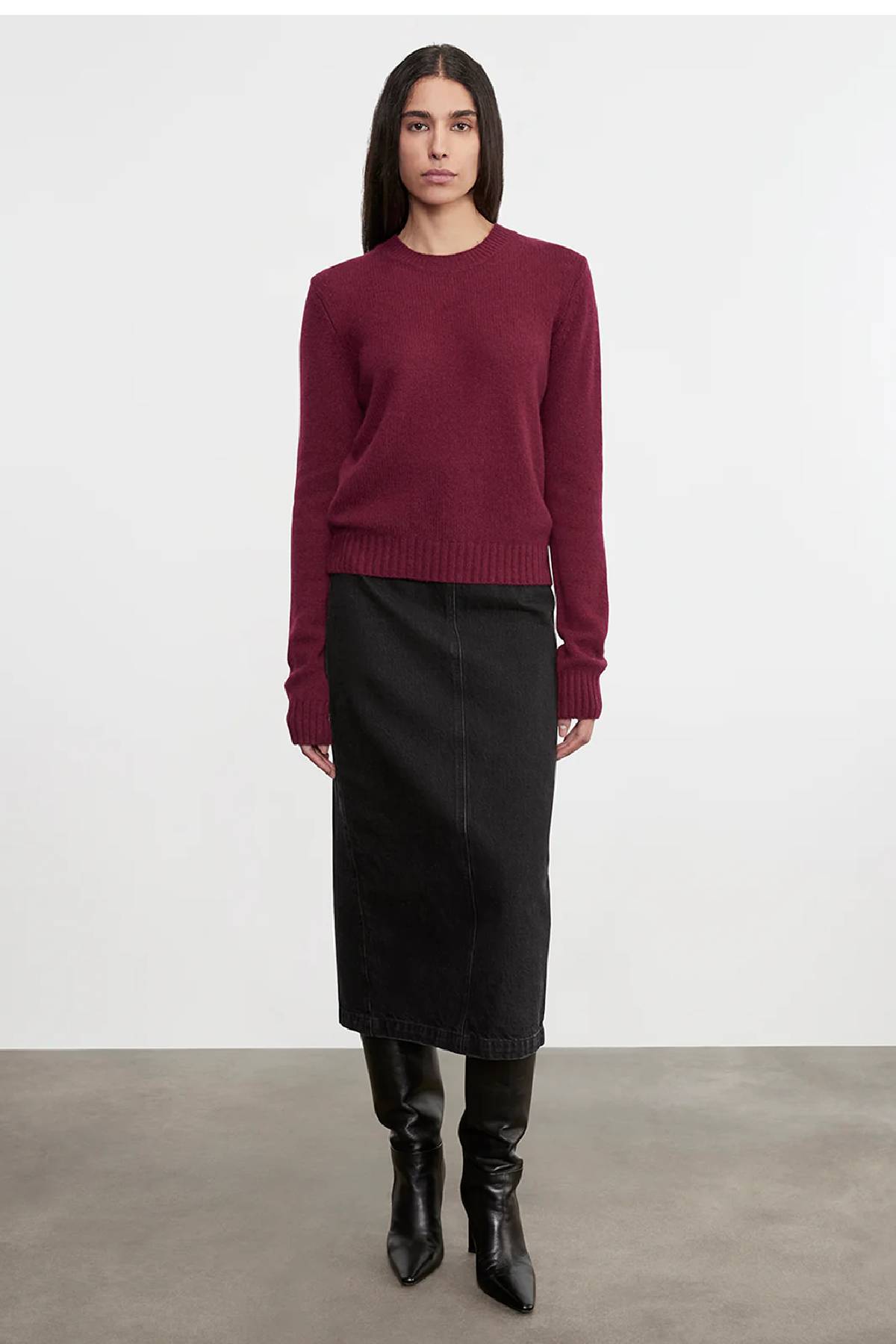 Enza Costa Cashmere Easy Long Sleeve Crew