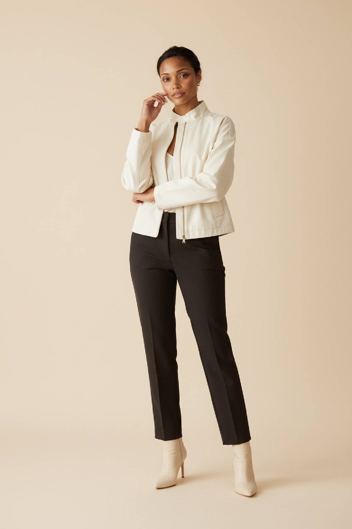 Fabiana Filippi Funnel Neck Jacket