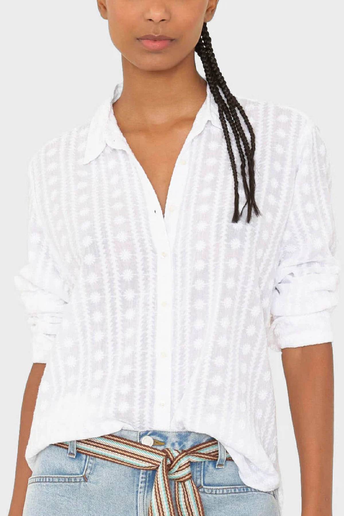 Xirena Beau Embroidered Shirt