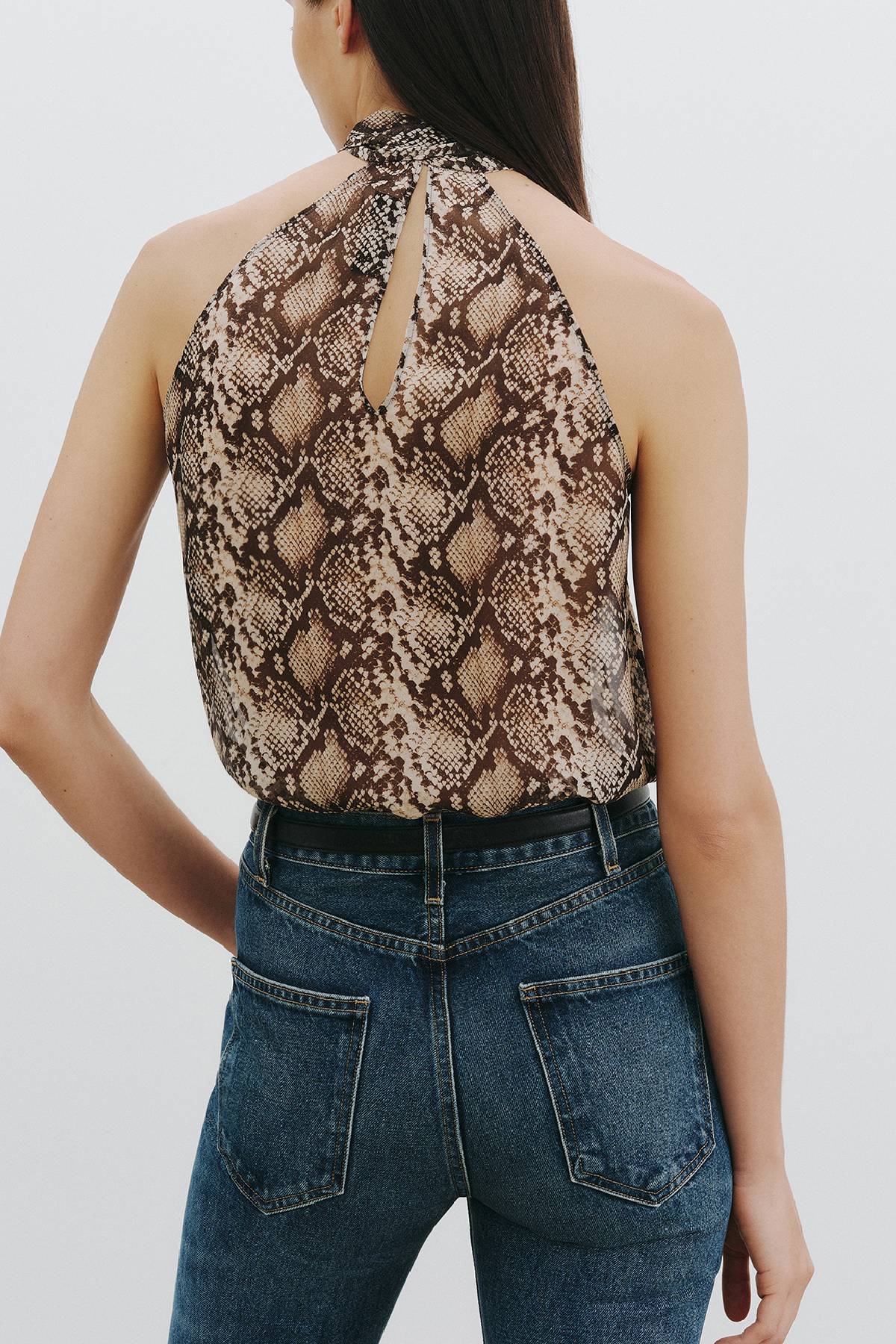 Nili Lotan Alla Halterneck Top