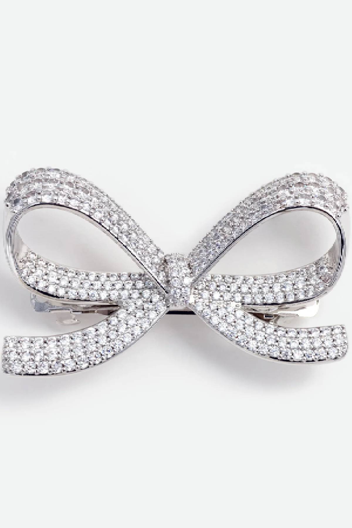 Self-Portrait Crystal Bow Hairclip