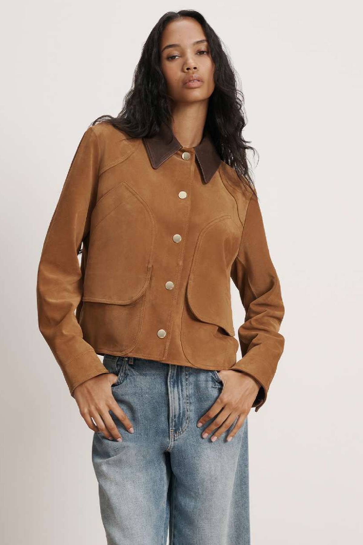 Veronica Beard Walters Cropped Barn Jacket