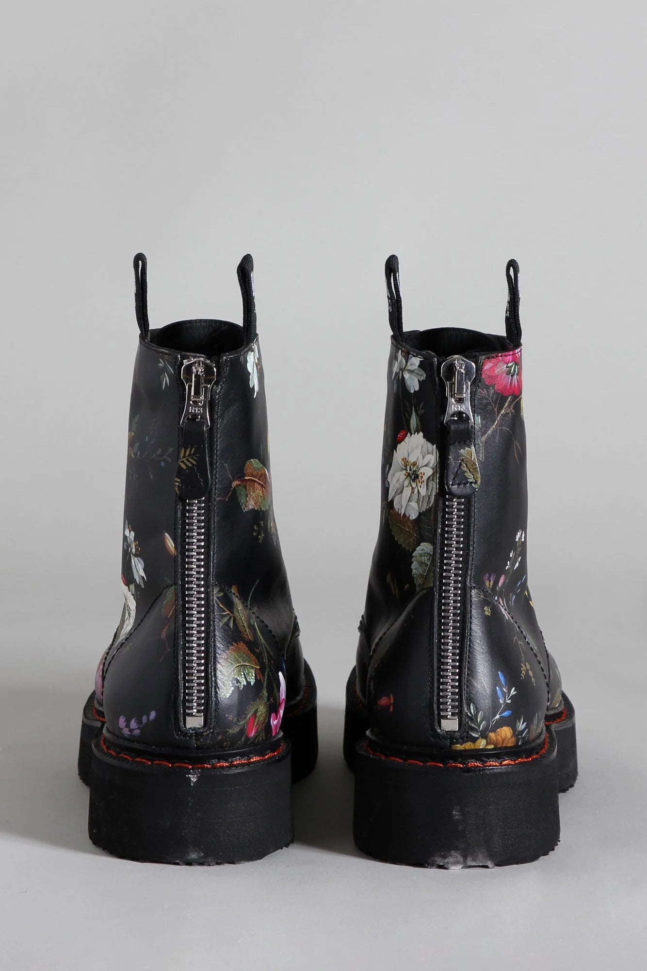 R13 Floral Stack Boot