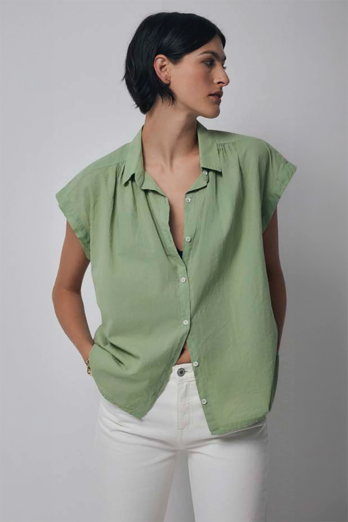 Velvet by Jenny Graham Palisades S/S Button Up Shirt