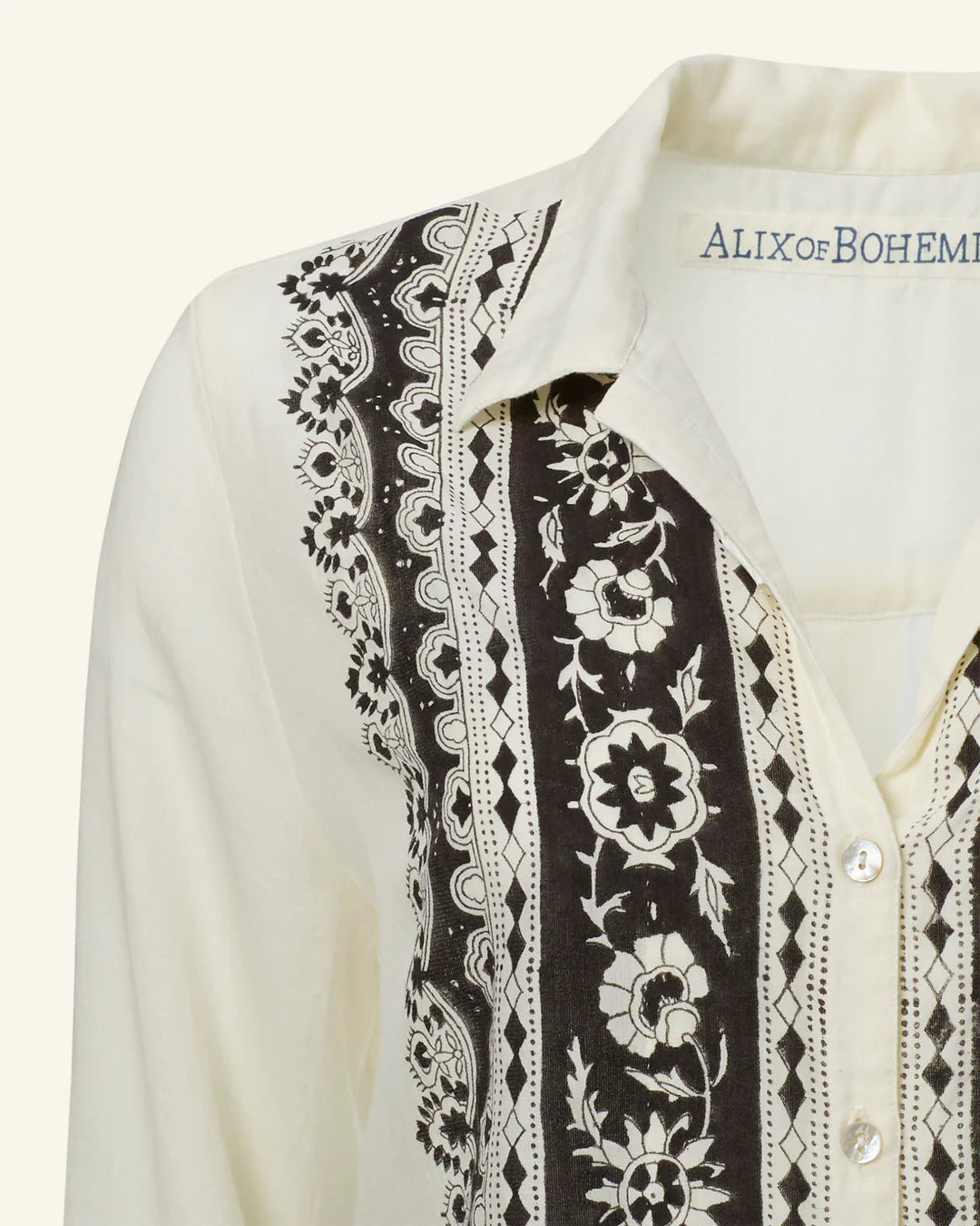 Alix of Bohemia Patti Noir Riviera Shirt