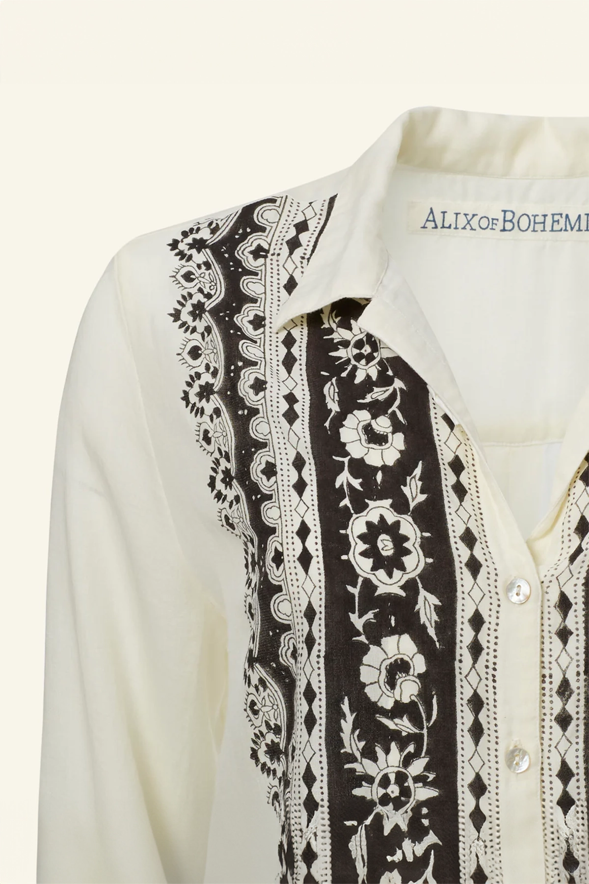 Alix of Bohemia Patti Noir Riviera Shirt