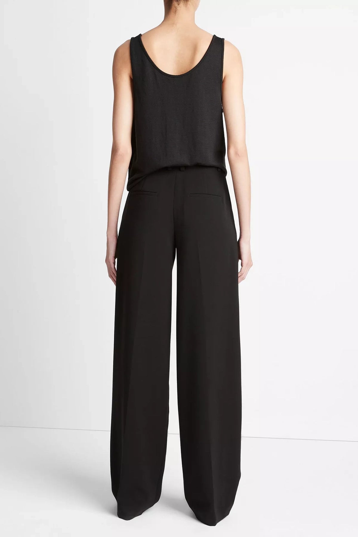 Vince Pintuck Wide Leg Pant