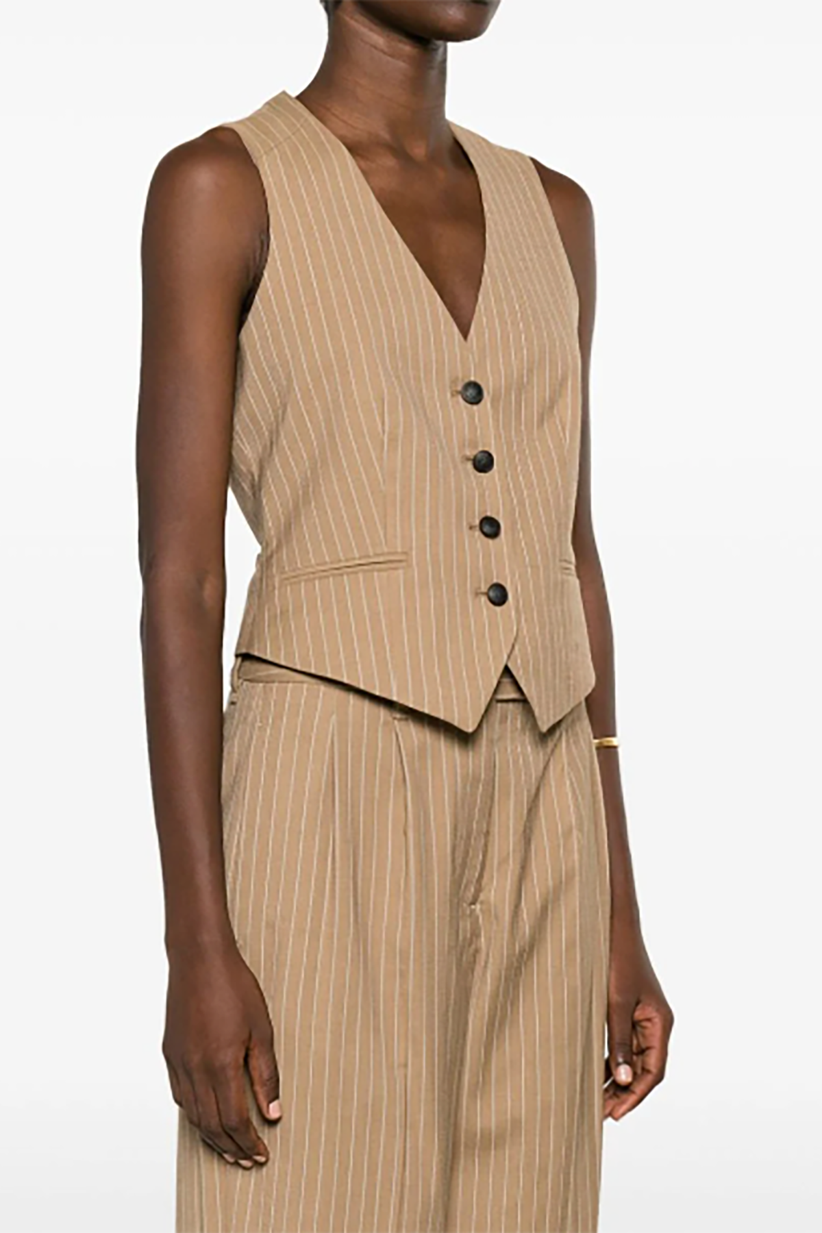 Rag & Bone Priya Wool Stripe Vest