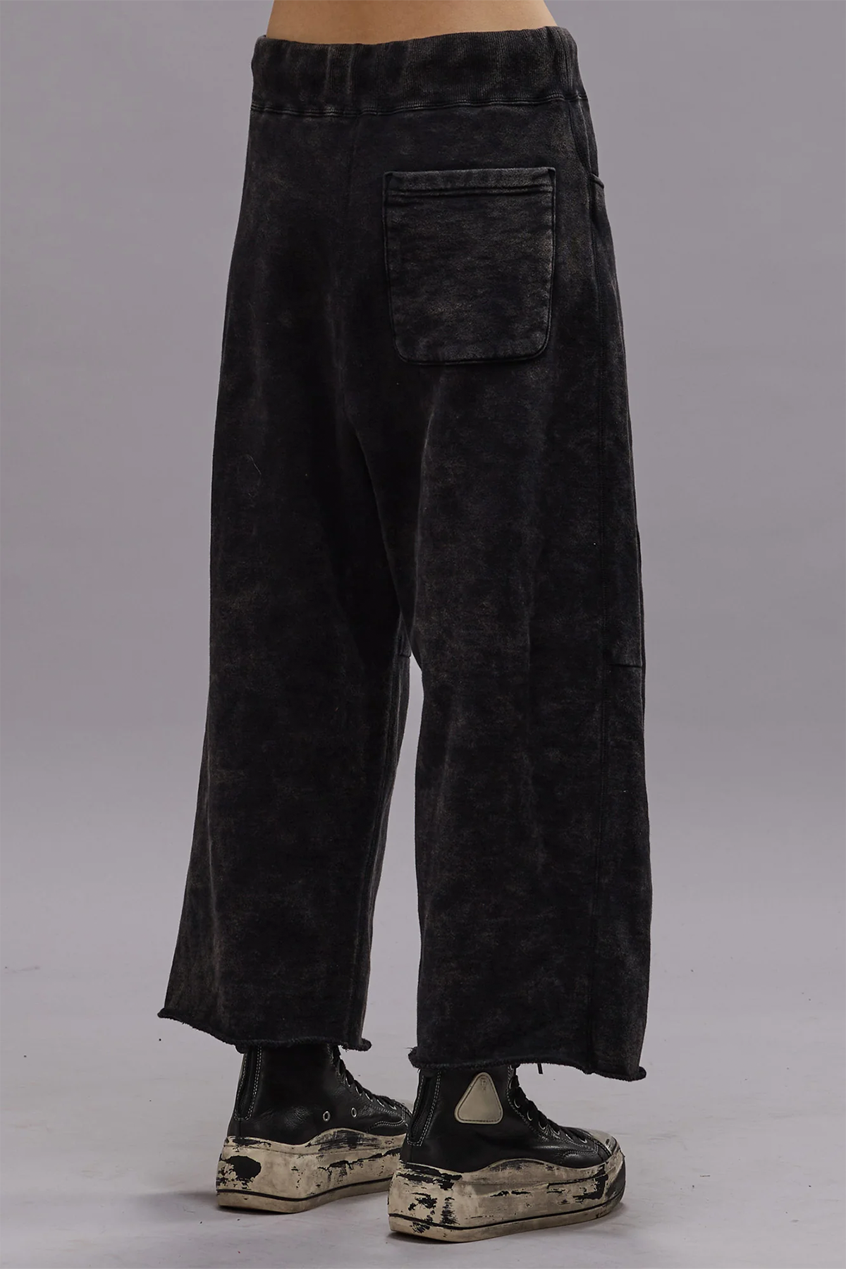 R13 Cropped Pleated Sweatpant