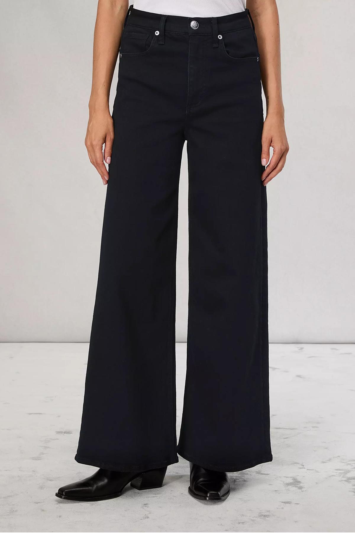 Rag & Bone Flexi Sofie High-Rise Ankle Wide Jeans