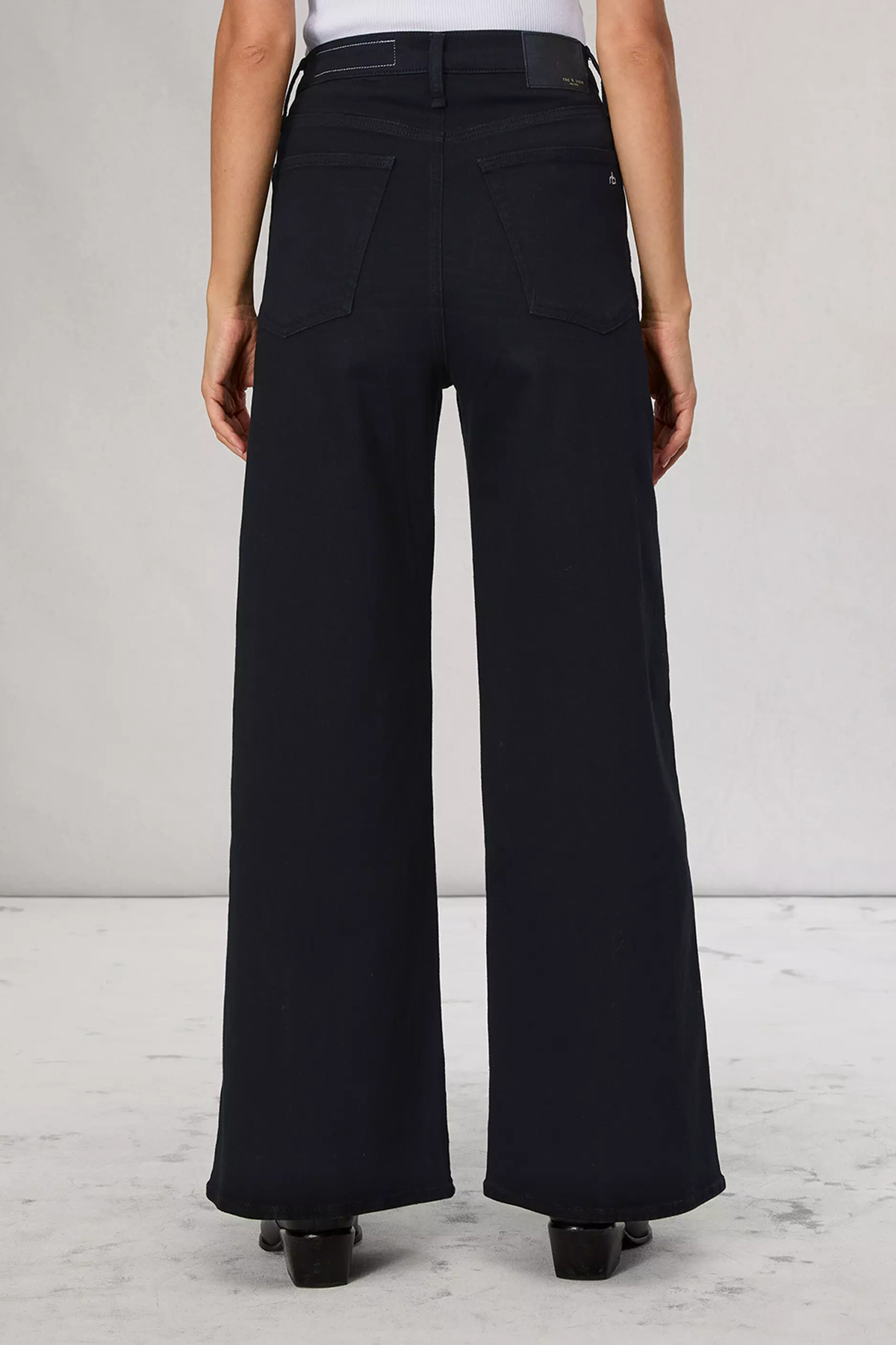 Rag & Bone Flexi Sofie High-Rise Ankle Wide Jean