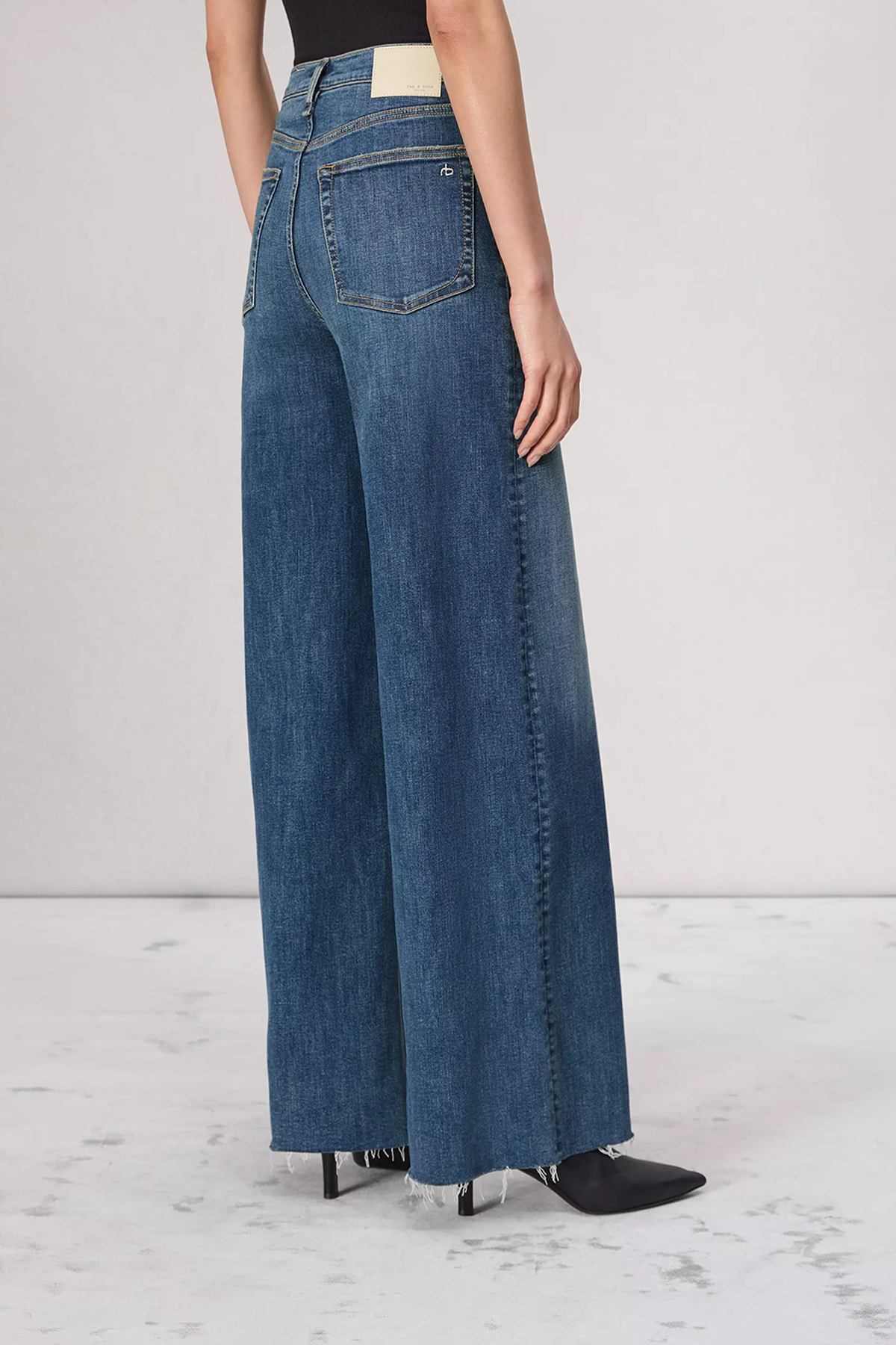 Rag & Bone Flexi Sofie High-Rise Full Length Wide Jean