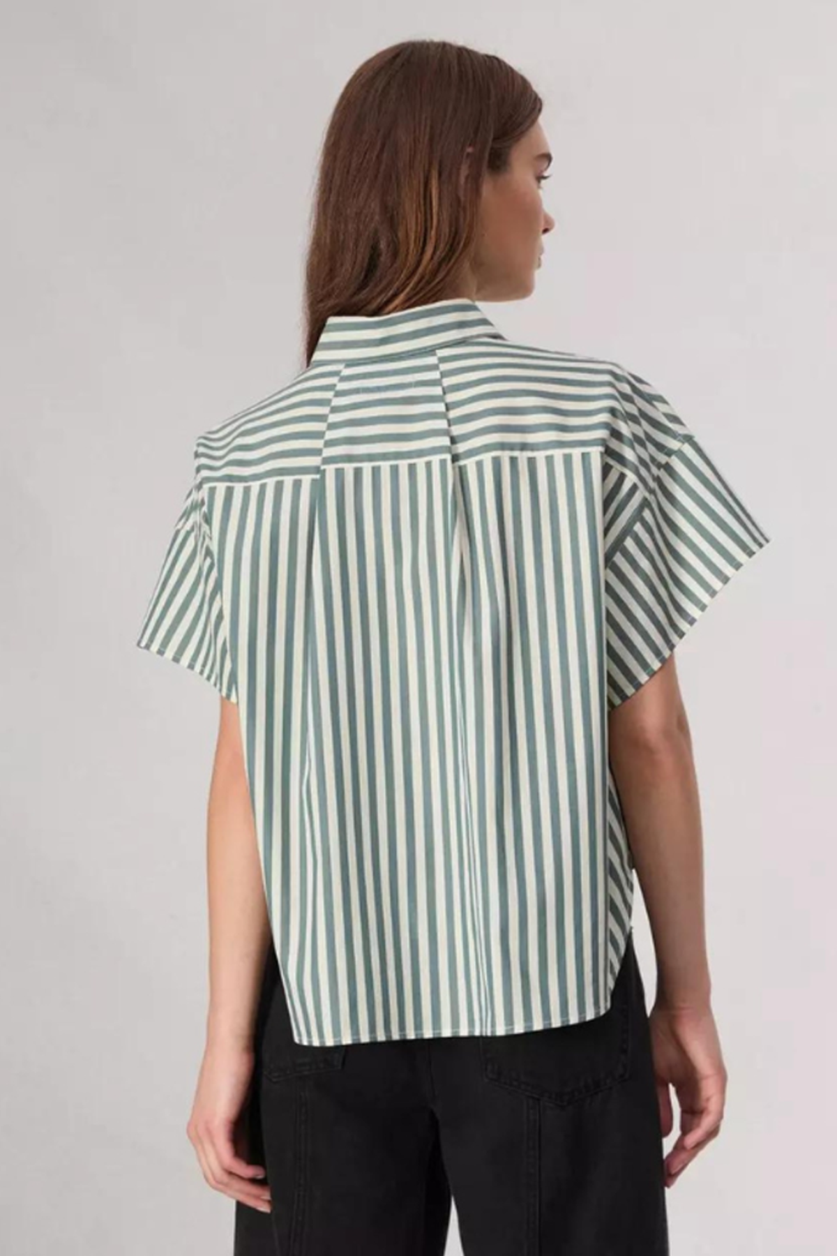 Rag & Bone Martha Short Sleeve Poplin Shirt