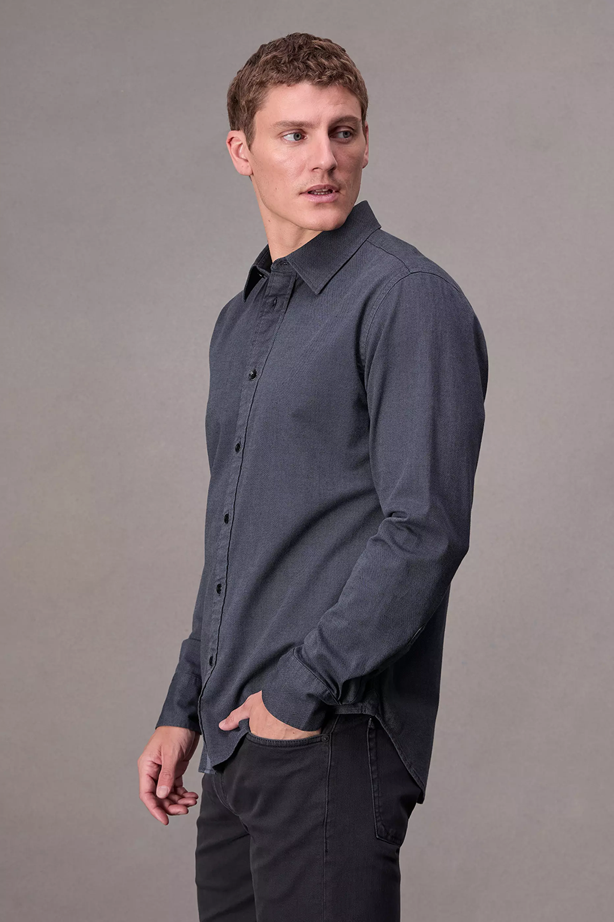 Rag & Bone Men's Tomlin Stretch Dobby Shirt