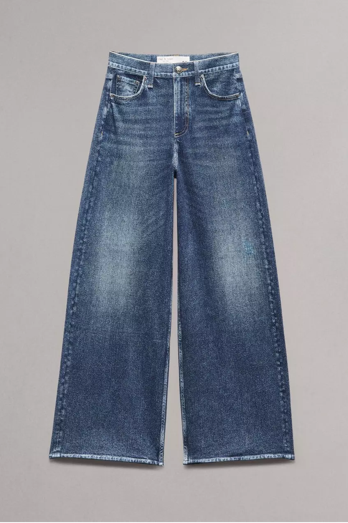 Rag & Bone Miramar Sofie High Rise Ankle Wide Leg Jeans