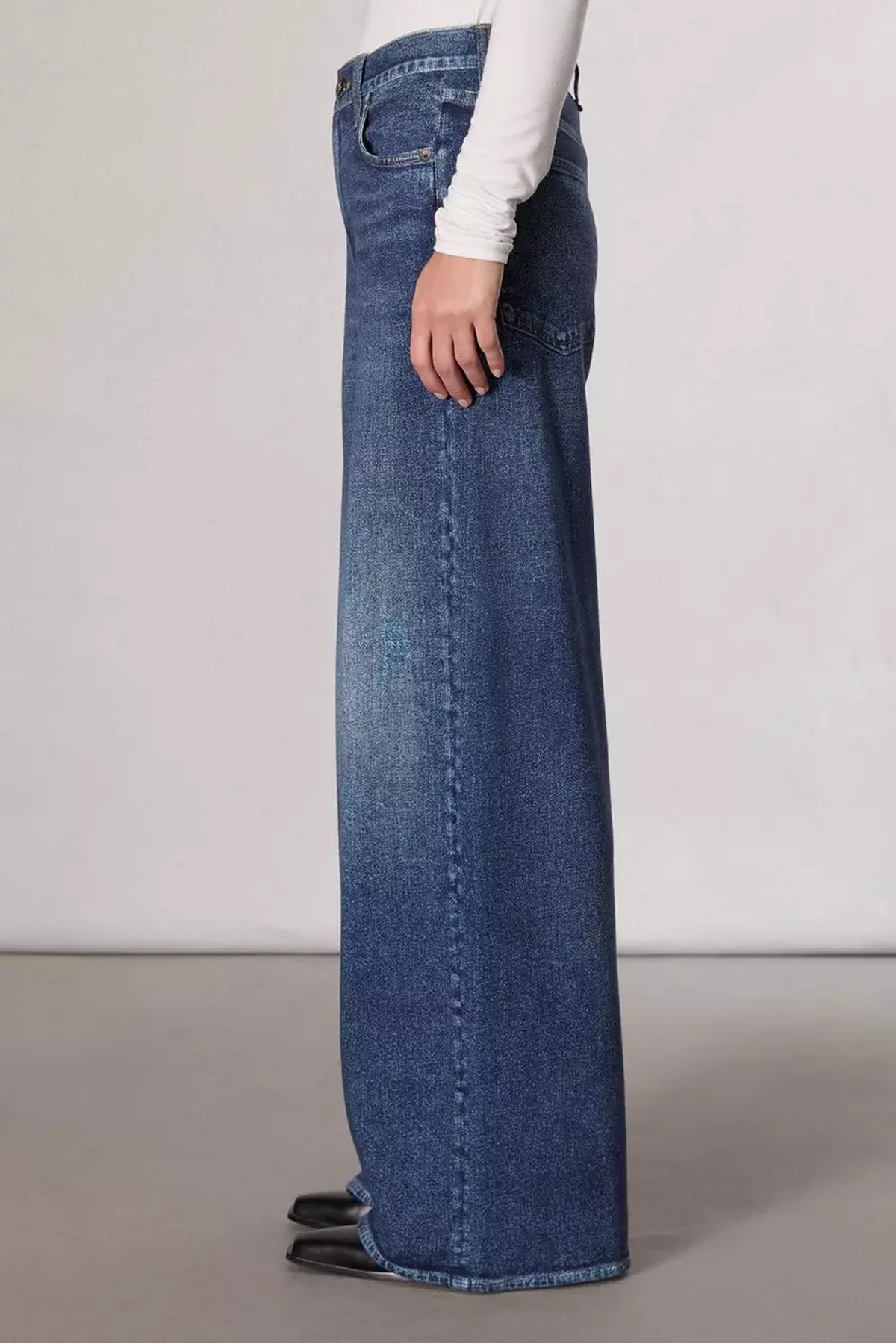 Rag & Bone Miramar Sofie High Rise Ankle Wide Leg Jeans