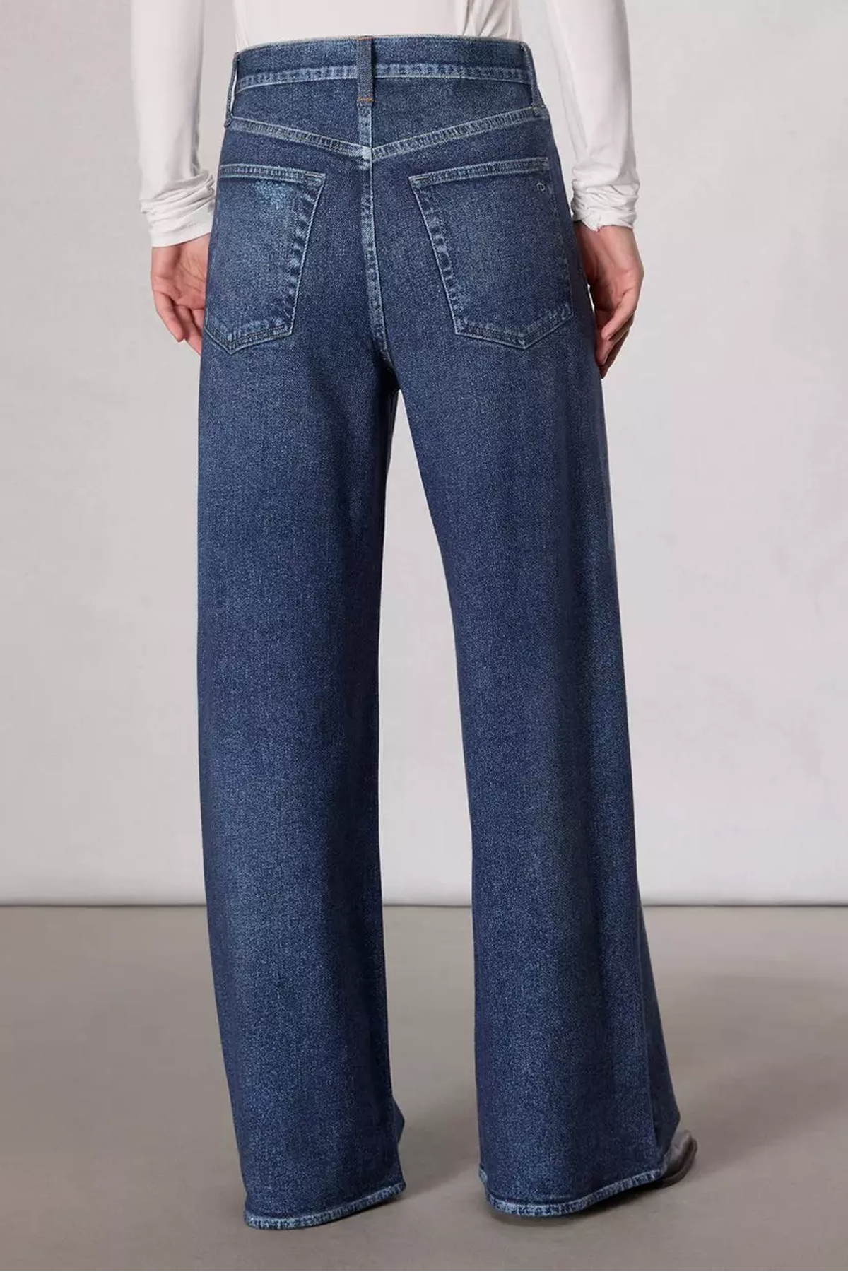 Rag & Bone Miramar Sofie High Rise Ankle Wide Leg Jeans