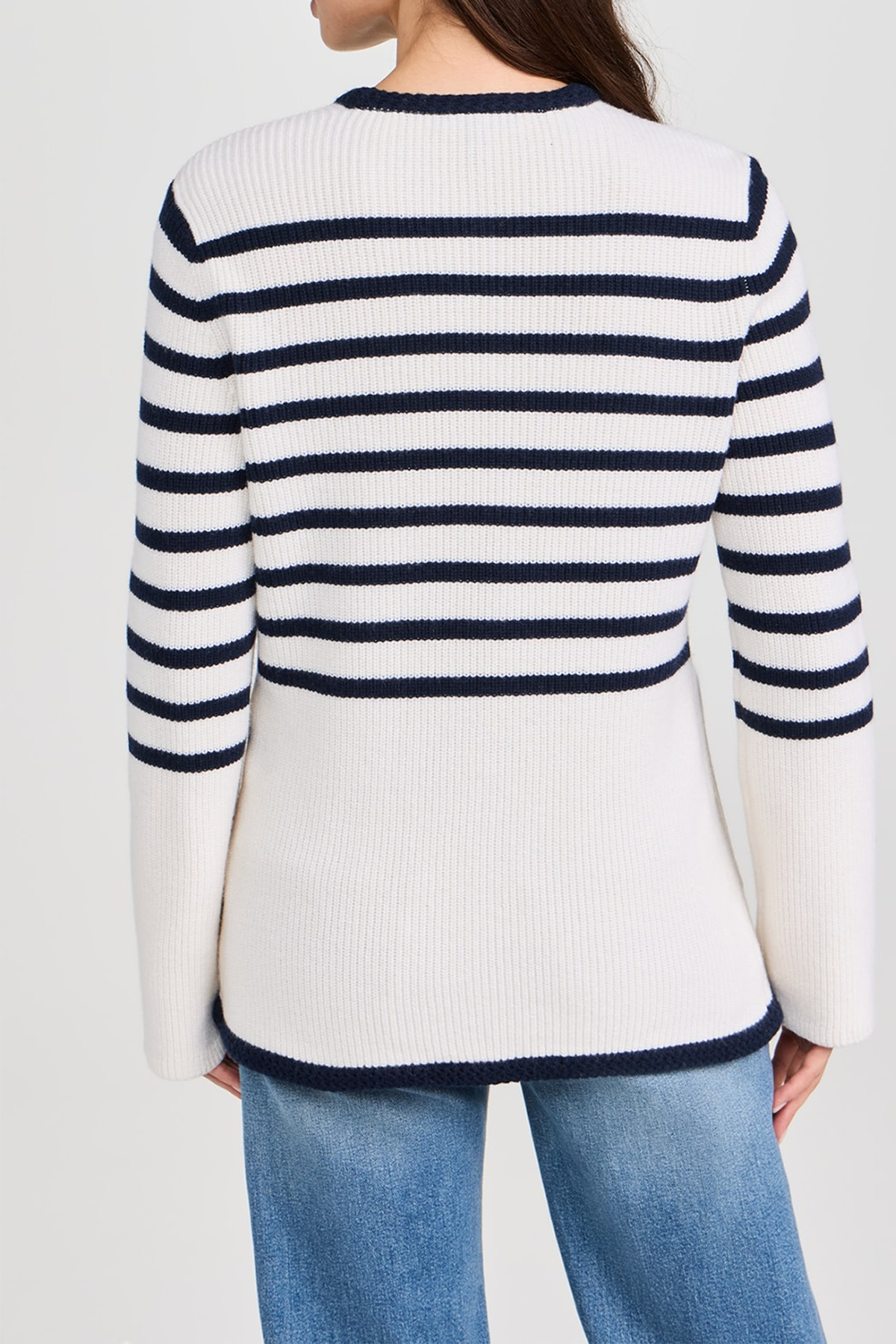 Rag & Bone Nancy Long Stripe Cardigan