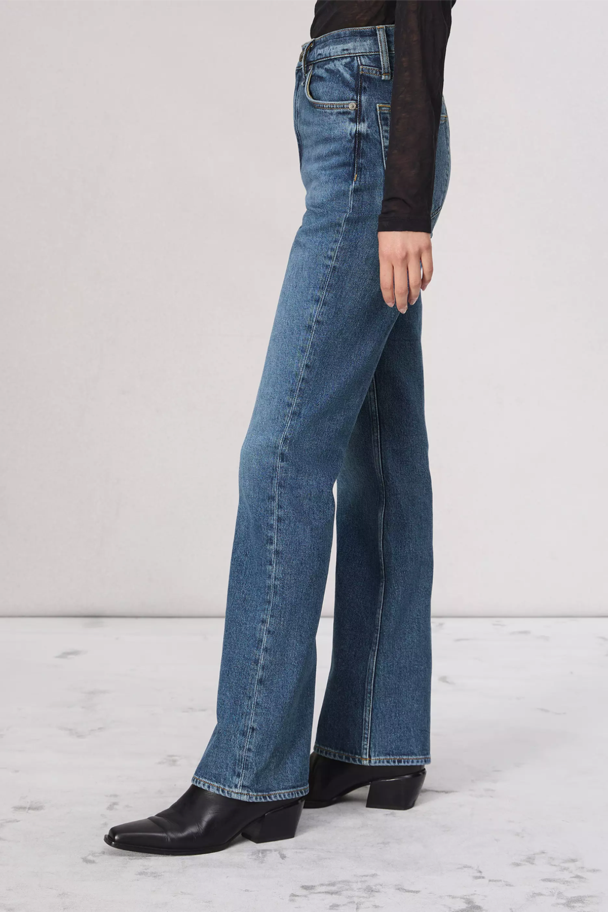 Rag & Bone Peyton High-Rise Full Length Bootcut Jean