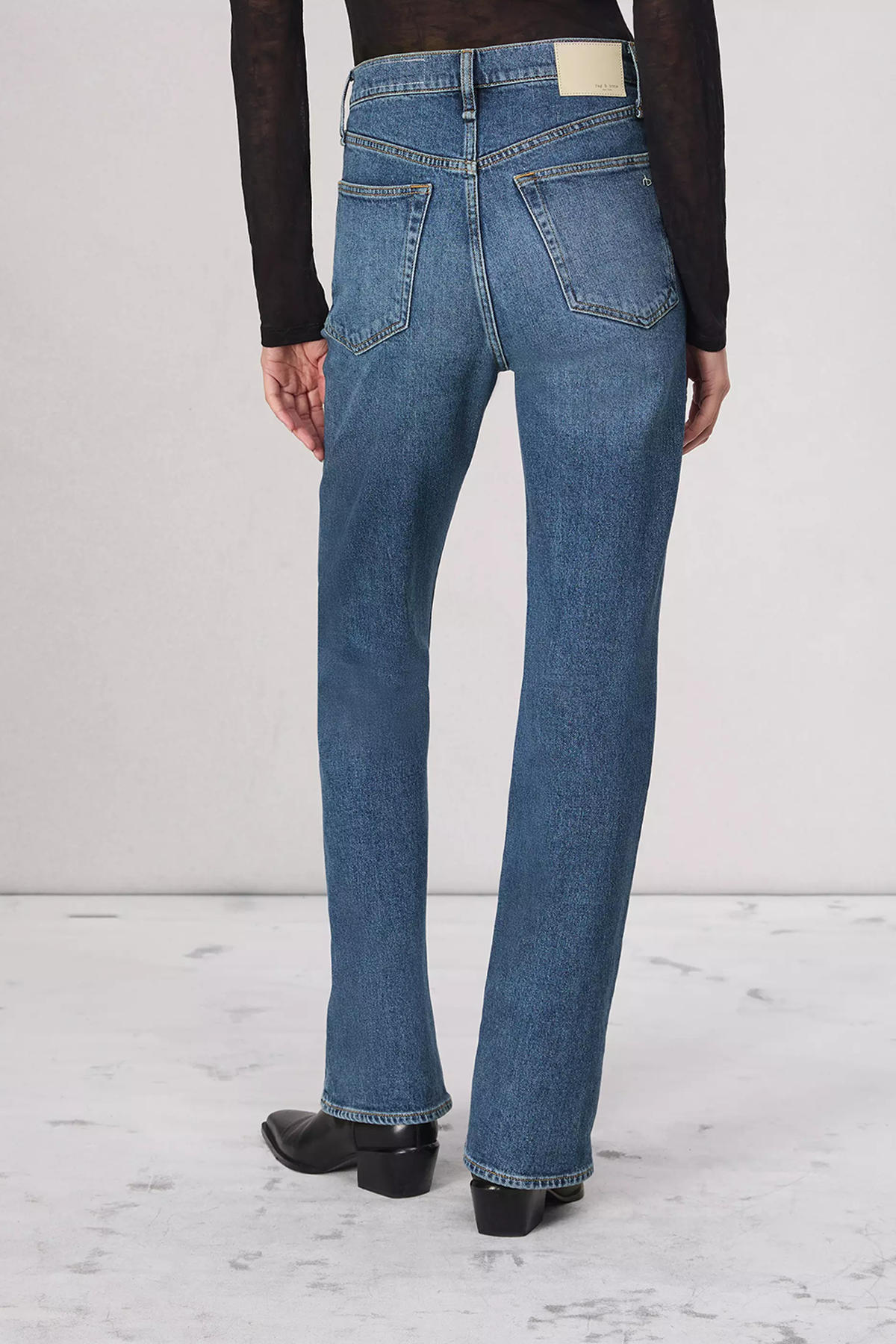 Rag & Bone Peyton High-Rise Full Length Bootcut Jean