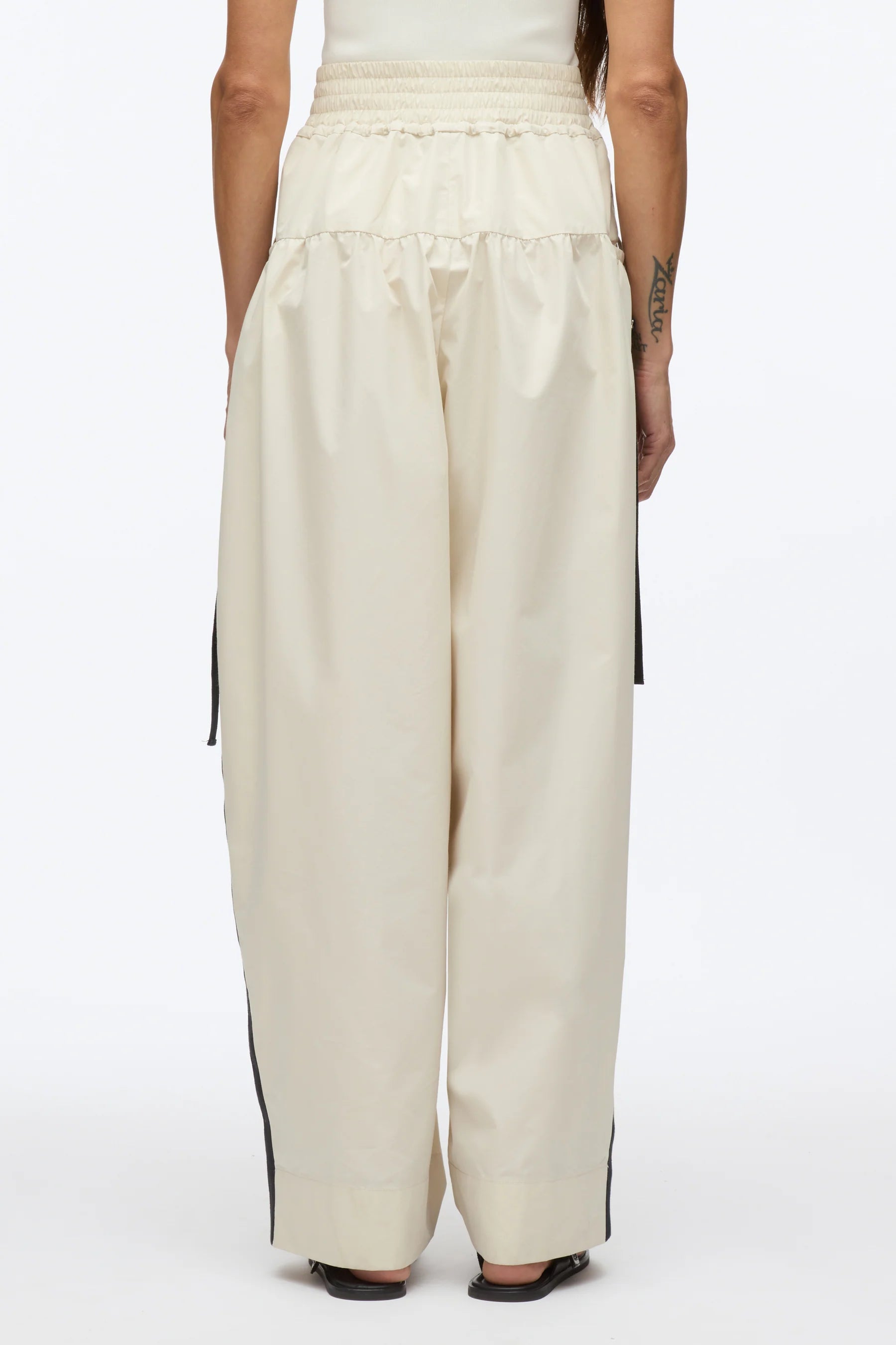 3.1 Phillip Lim Wide Leg Pleated Pocket Pant