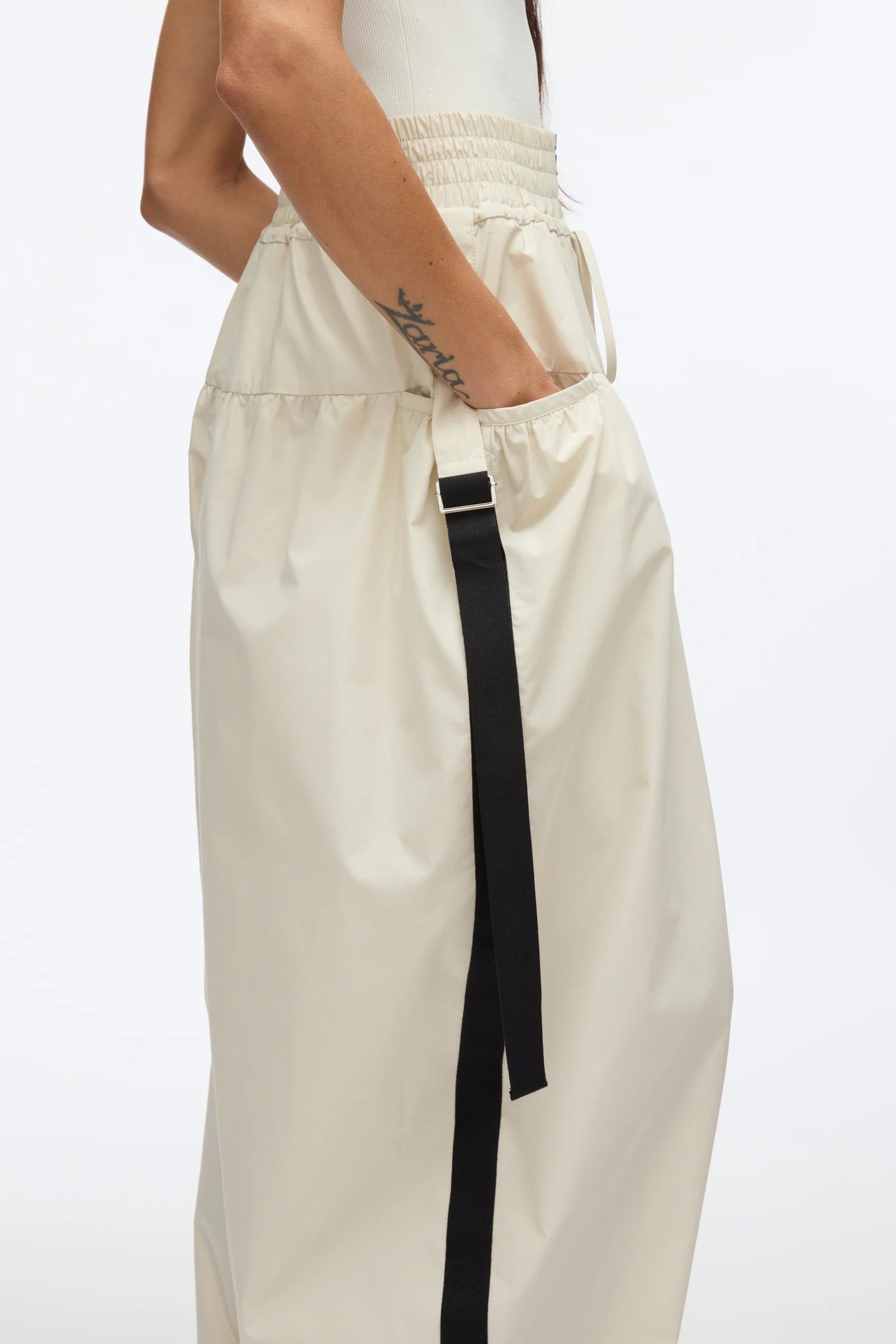 3.1 Phillip Lim Wide Leg Pleated Pocket Pant