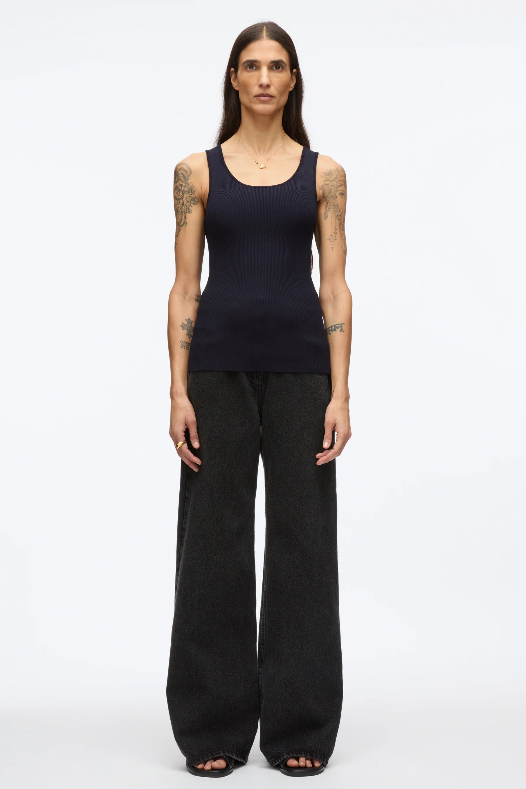 3.1 Phillip Lim Compact Rib Layering Tank