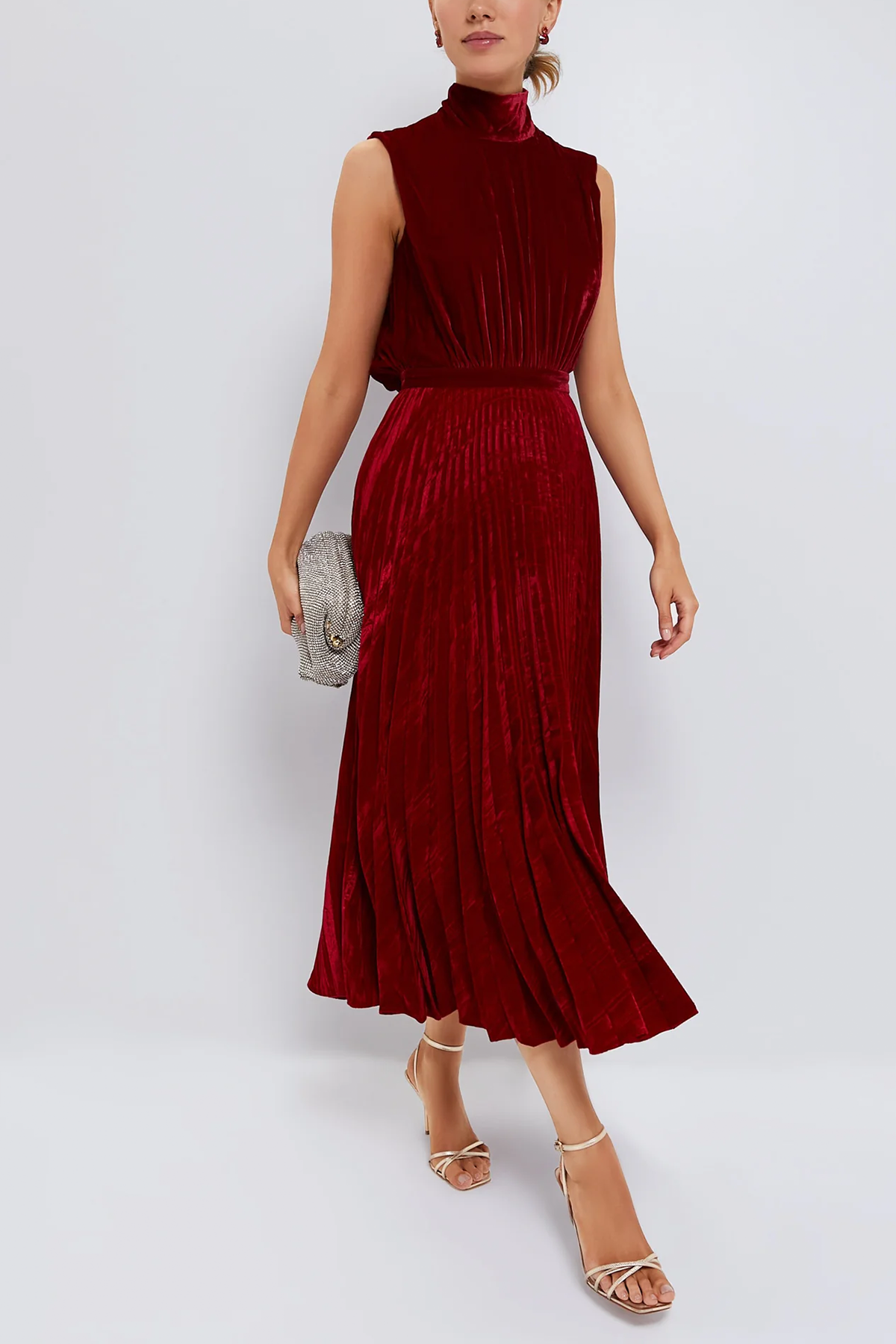 Saloni Fleur Velvet-C Dress