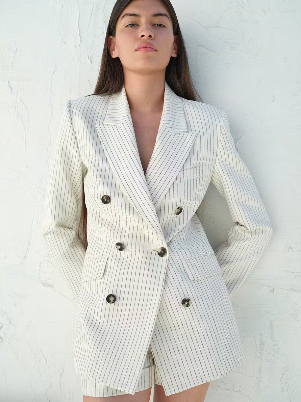 Frame Double Breasted Blazer
