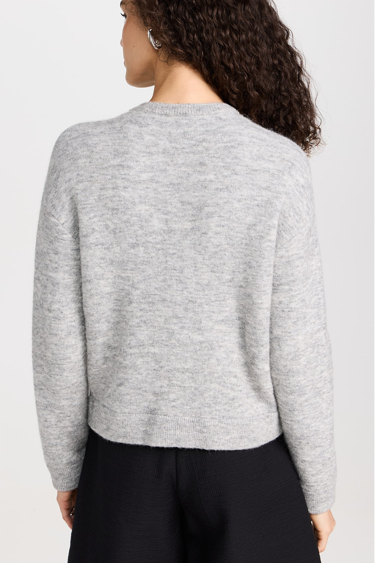 Self-Portrait Grey Melange Cardigan