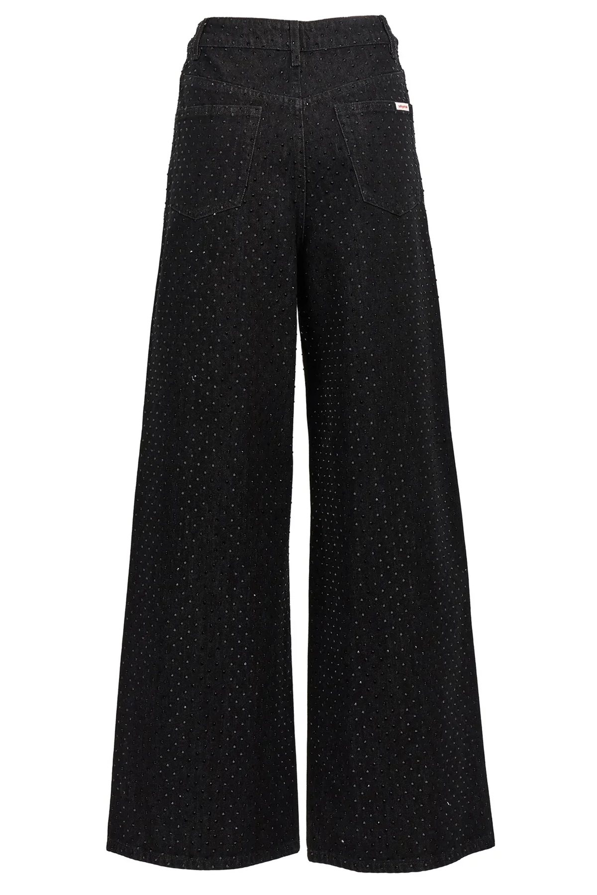 Self-Portrait Black Rhinestone Jeans