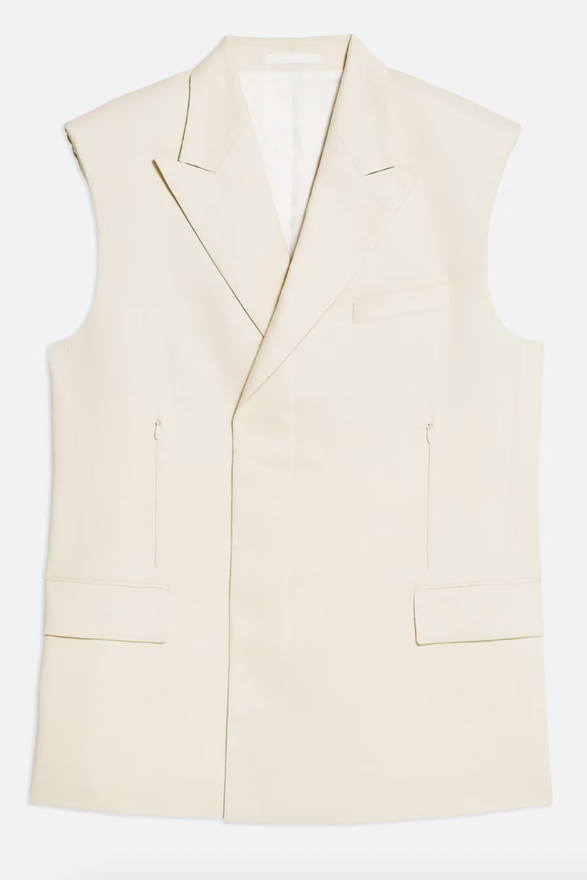 Helmut Lang Sleeveless Car Blazer