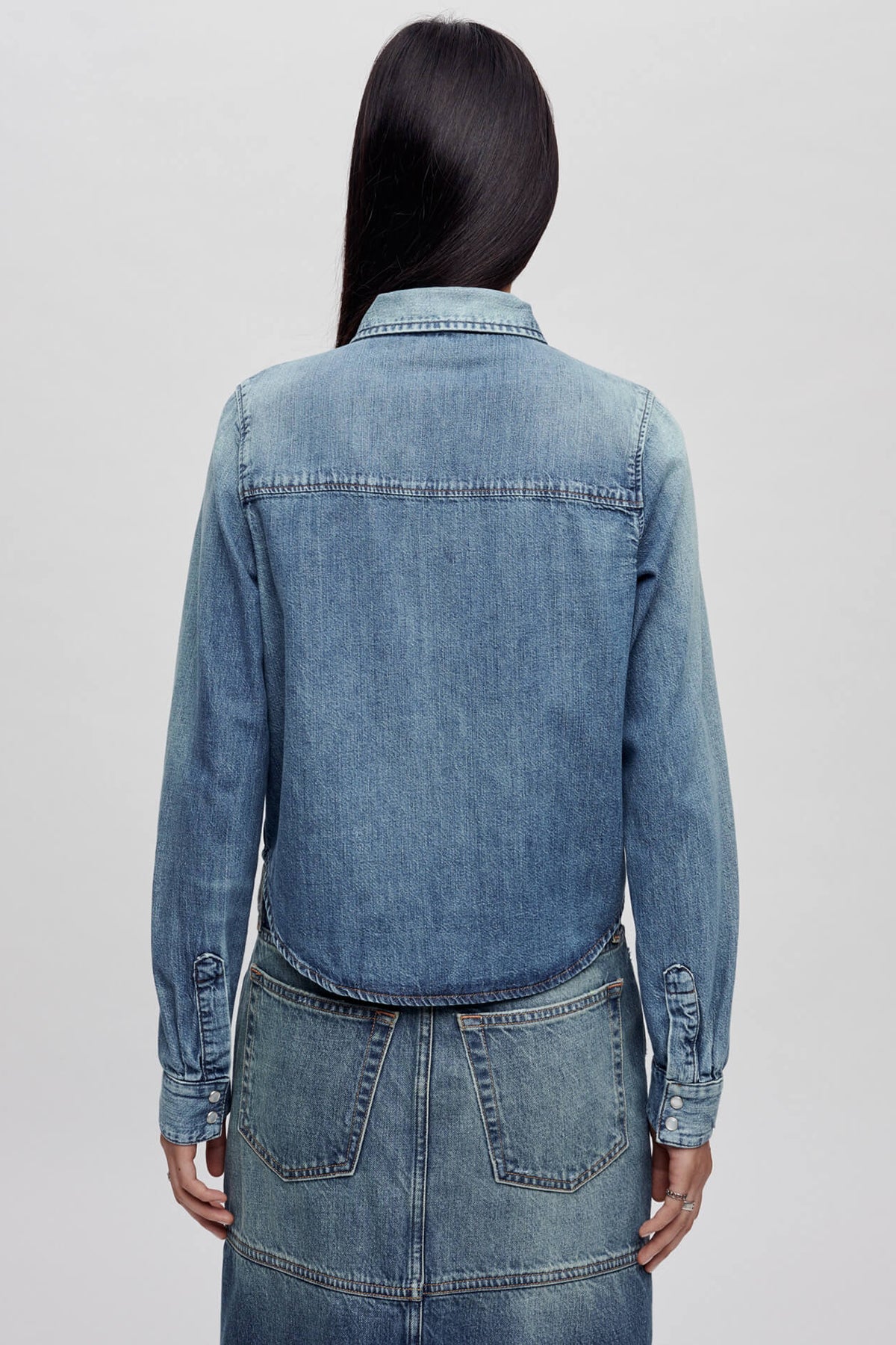 Re/Done Slim Denim Shirt