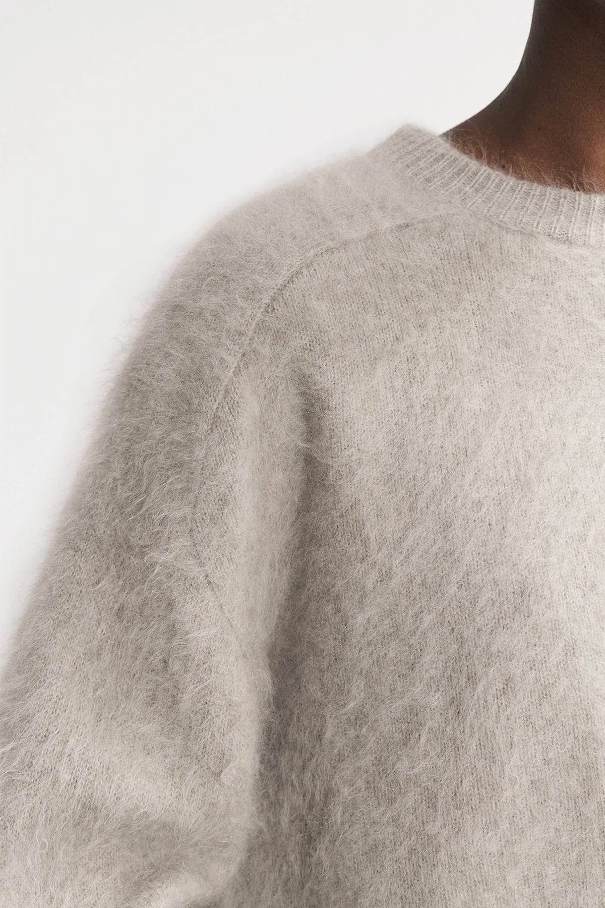 Soft Goat Brushed Crewneck