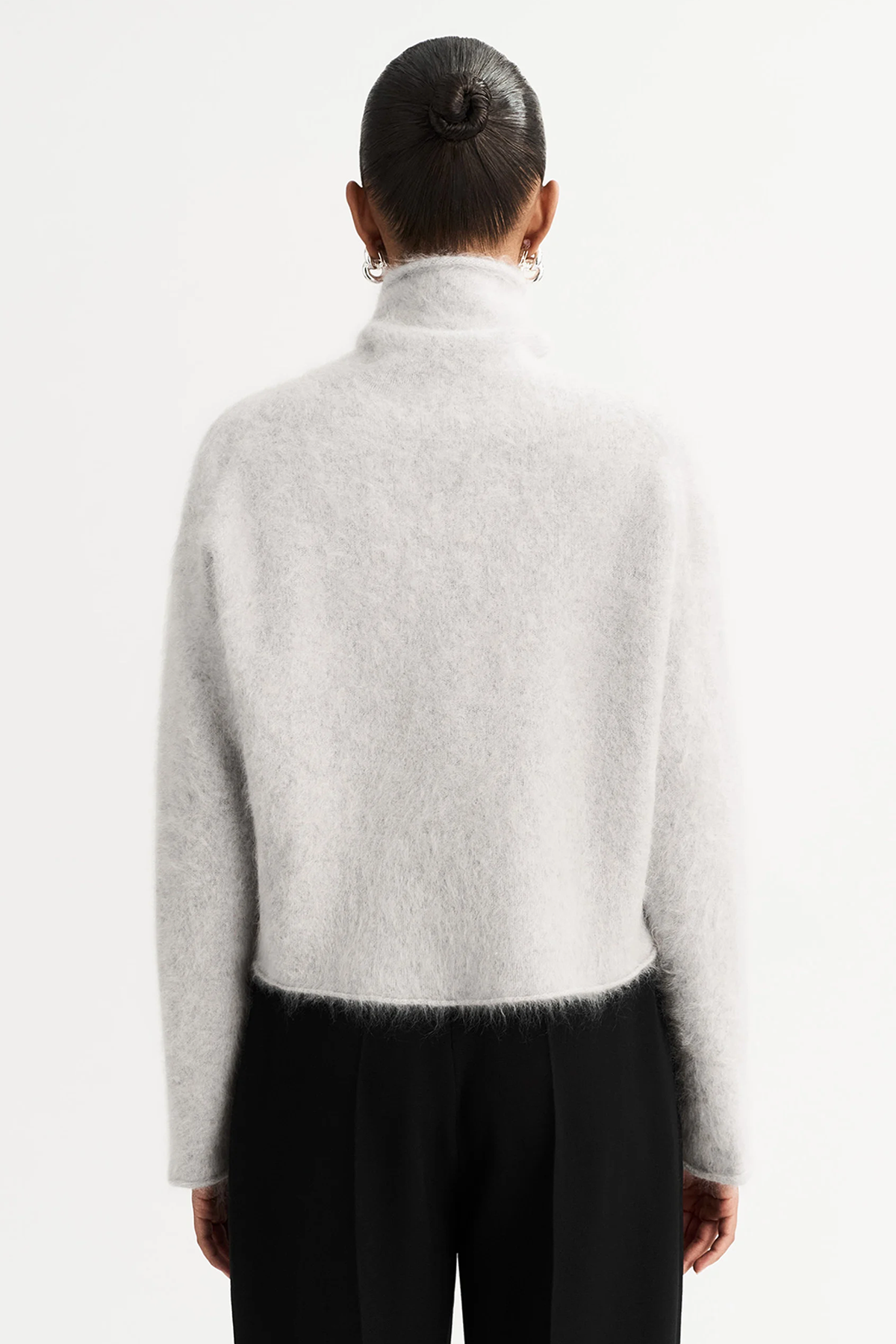 Soft Goat Brushed Turtleneck