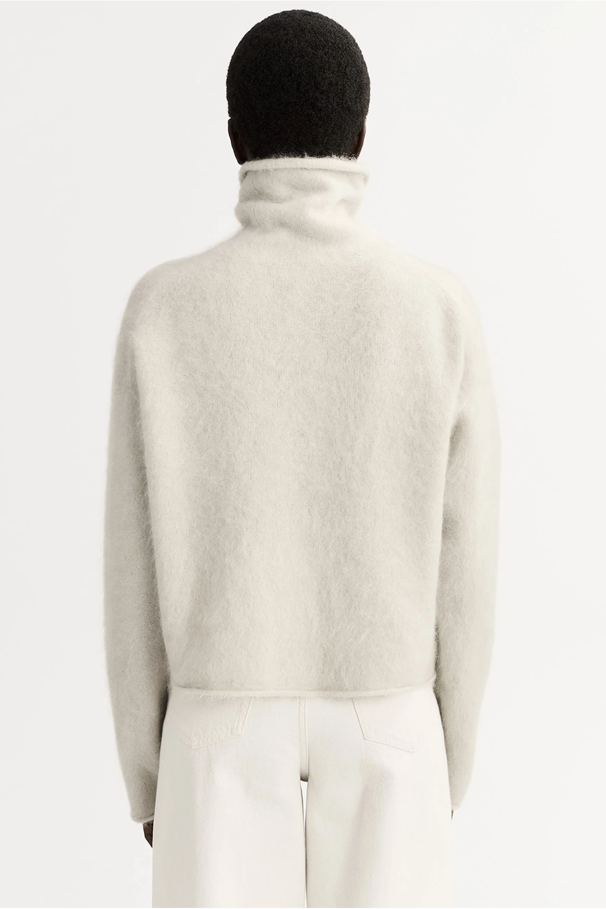 Soft Goat Brushed Turtleneck