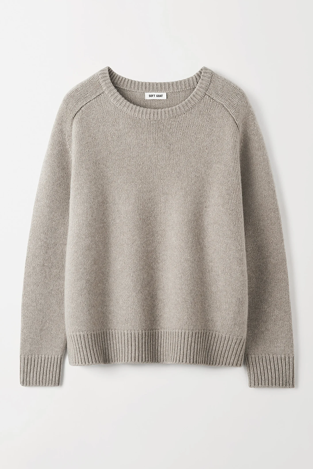 Soft Goat Chunky Boyfriend Crewneck