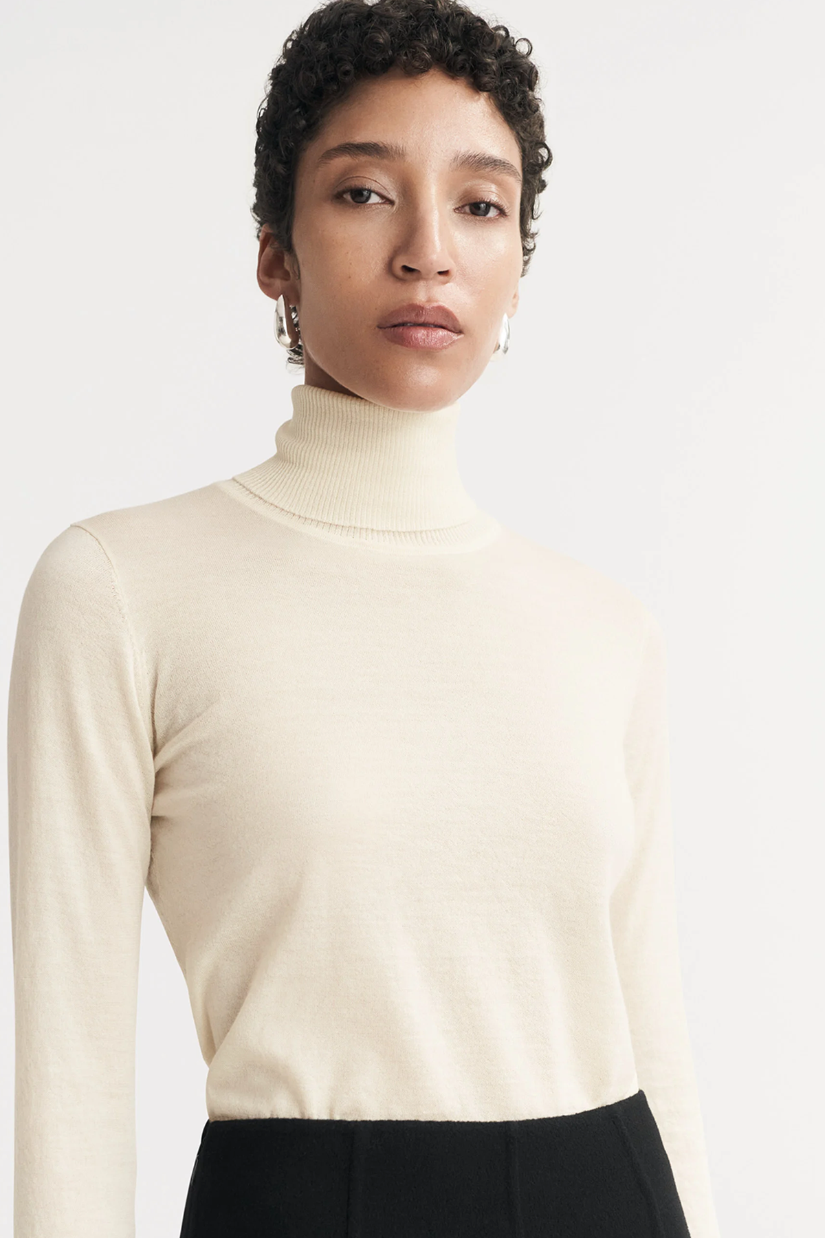 Soft Goat Featherlight Turtleneck