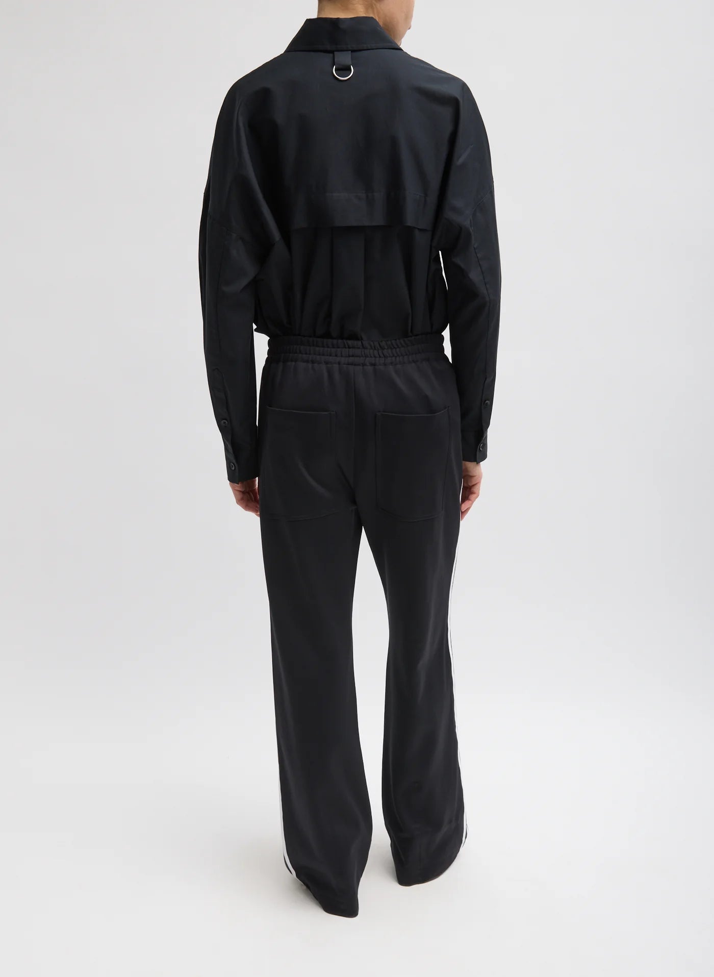 Tibi Active Knit Scottie Striped Jogger