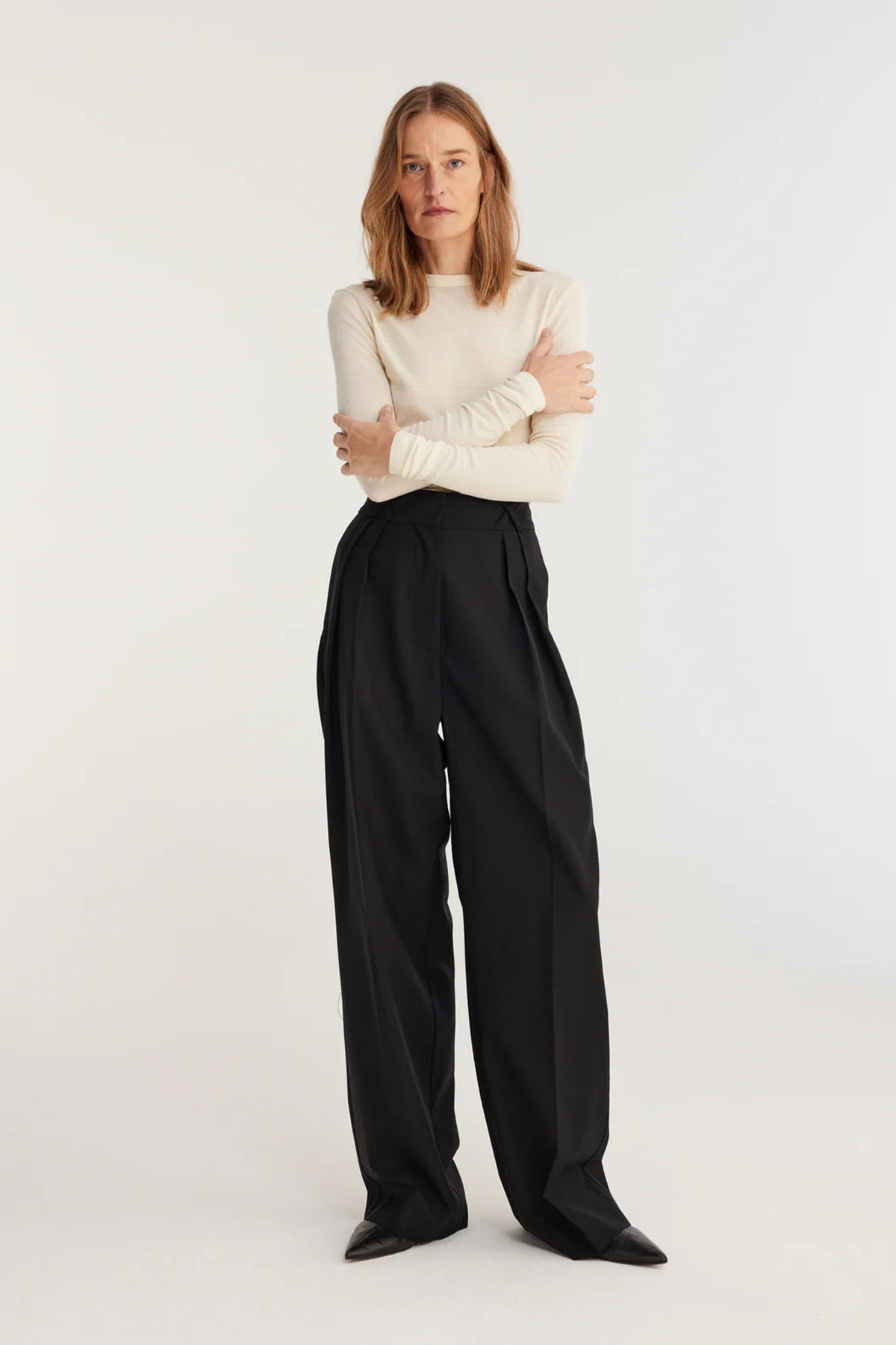 Róhe Wide Leg Tailored Trousers