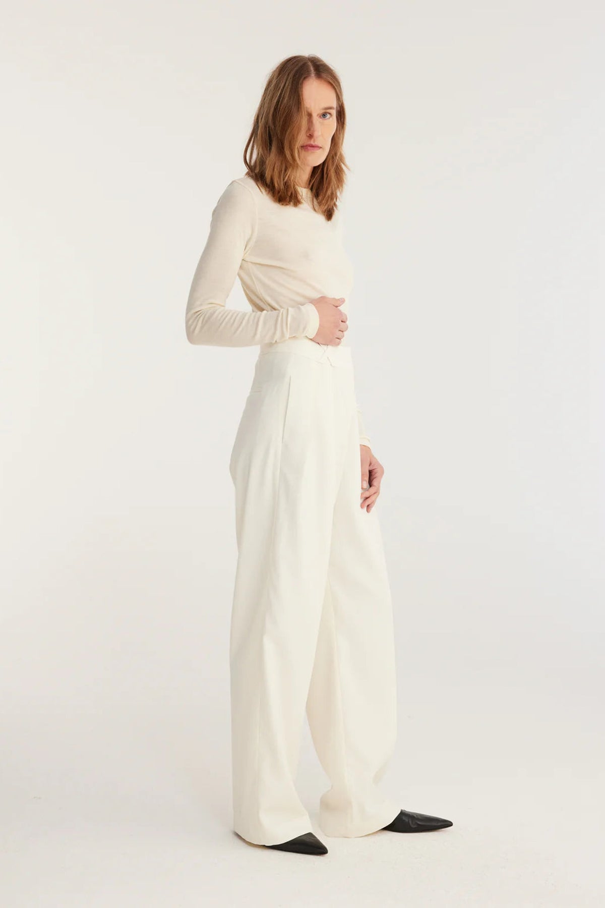 Róhe Wide Leg Tailored Trousers