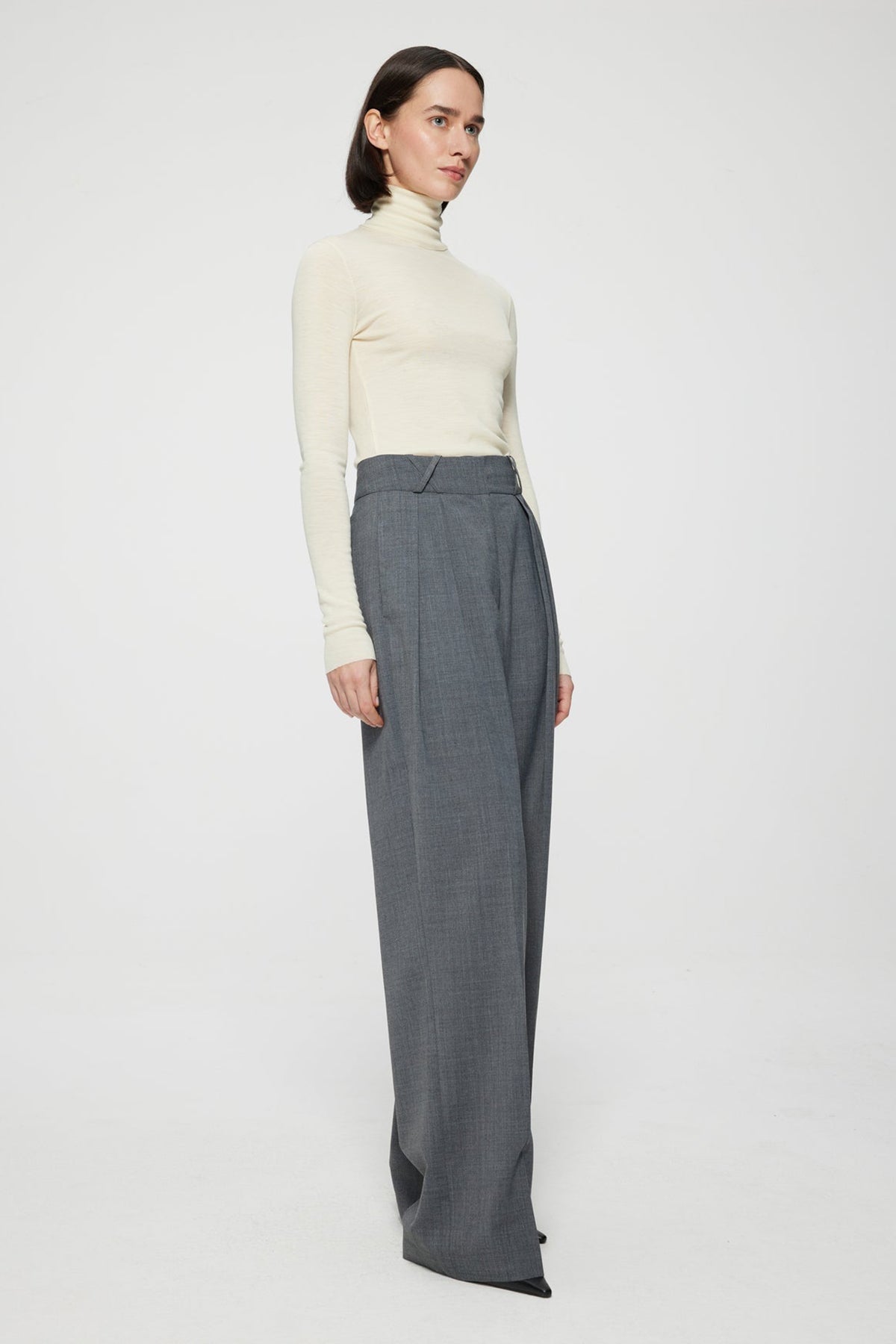 Róhe Wide Leg Tailored Trousers