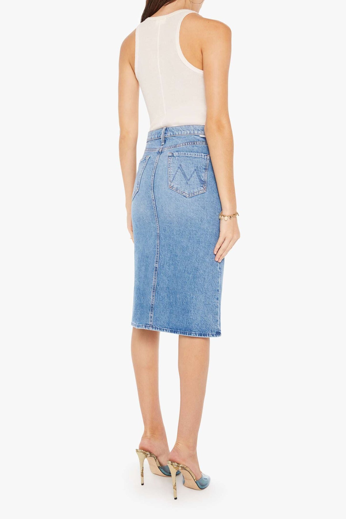 Mother The Vagabond Midi Skirt